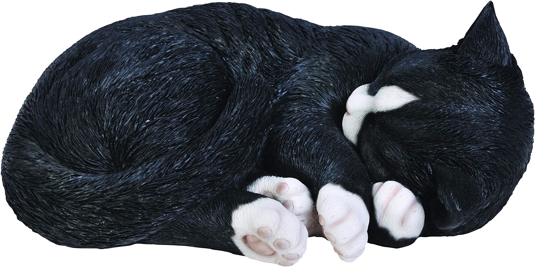 Vivid Arts Size B Real Life Sleeping Cat - Black/ White