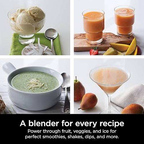 Miniatura 7 de Ninja Professional Blender 1000W, Total Crushing Technology- Smoothies, Ice Crushing & Frozen Fruit, Full-Size Countertop Blender, 72-oz. Pitcher