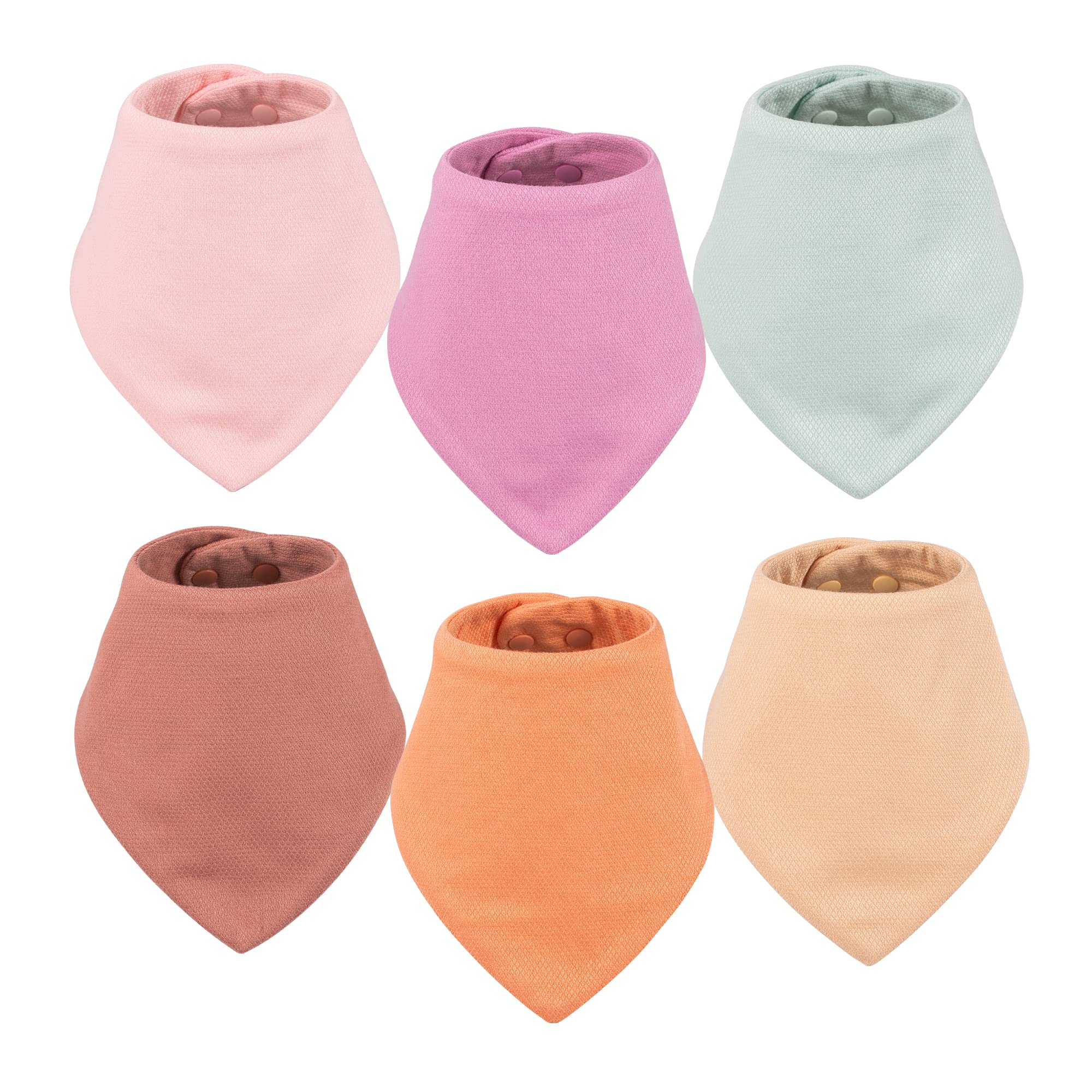 Tiny TwinkleBandana Scarf Bibs - Water Resistant and Absorbent Infant Drool and Teething Baby Bibs