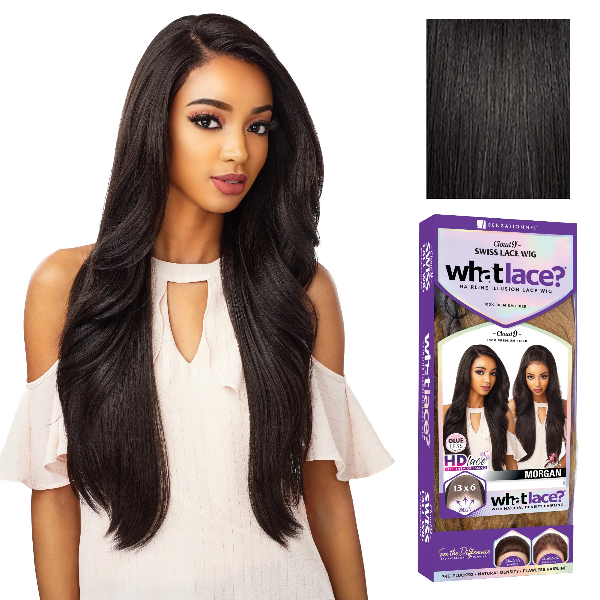 Amazon.com : Sensationnel What Lace 13X6 Wigs - Morgan Lacefrontal