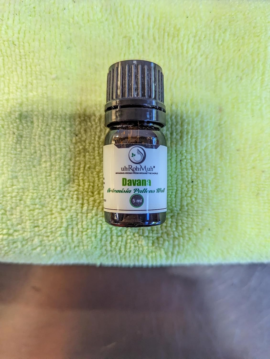 100% Pure Davana Essential Oil - Use it for Perfume || India - 5ml w/Euro Dropper