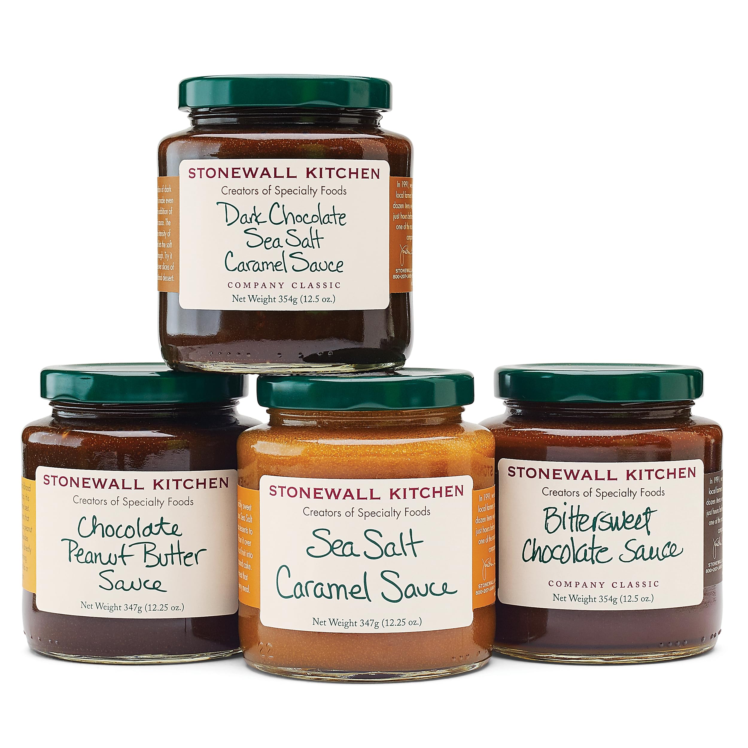 Stonewall Kitchen, Dessert Sauce Collection, 4-Piece Gift Set
