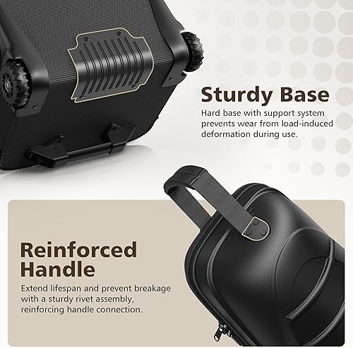 Miniatura 4 de Golf Travel Bags for Airlines with Wheels, Hard Case Top and 1680D Heavy Duty Oxford Protect Golf Clubs, Lightweight and Easy to Maneuver