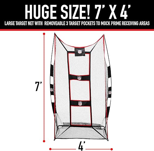 Miniatura 8 de Franklin Sports Football Accuracy Targets- Kicking and Throw Training - 2 in 1 Football Target - 7' x 4' or 8' x 8'