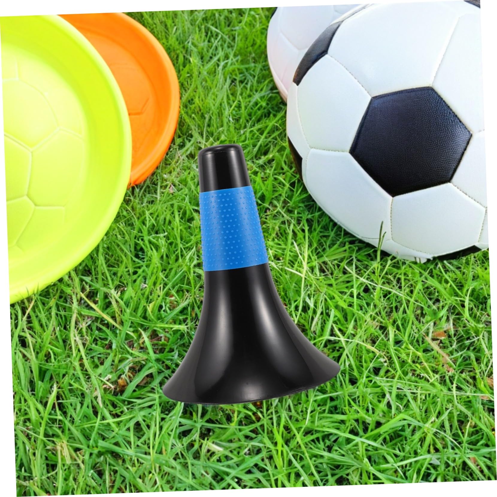 YARNOW 5 Pezzi di Coni da Calcio con Logo per Allenamento Sportivo Coni per Allenamento Sportivo per L'Agilità