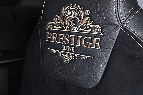 Miniatura 6 de Fundas de asiento para camiones, fundas de asiento de camión para Kenworth T680, T880, W990, funda de asiento para camión en cuero ecológico, fundas