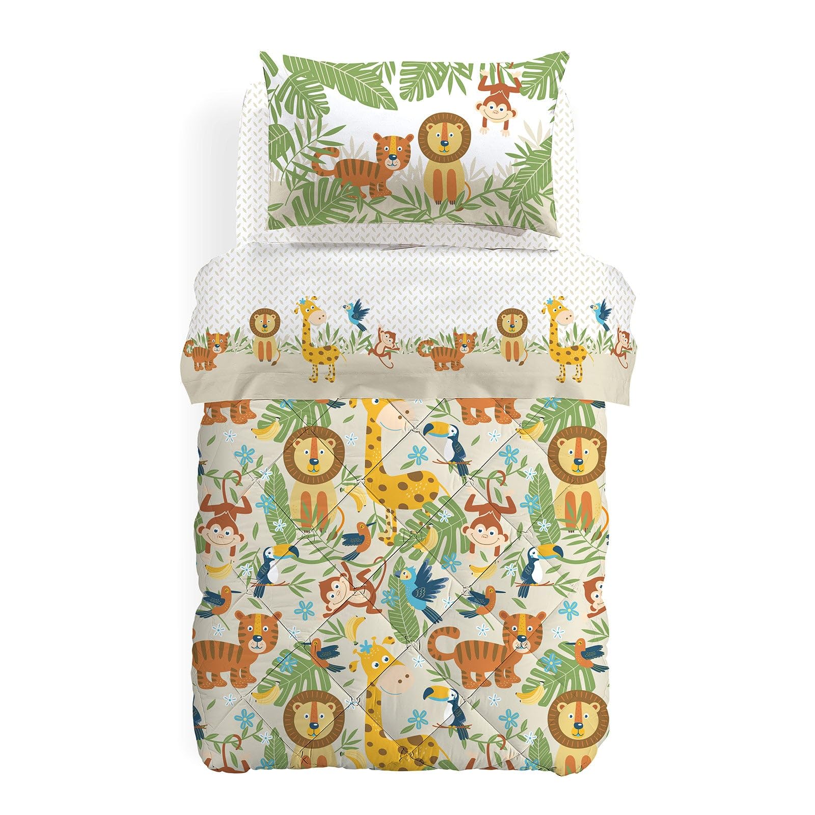 Caleffi Trapunta Tropical in Cotone