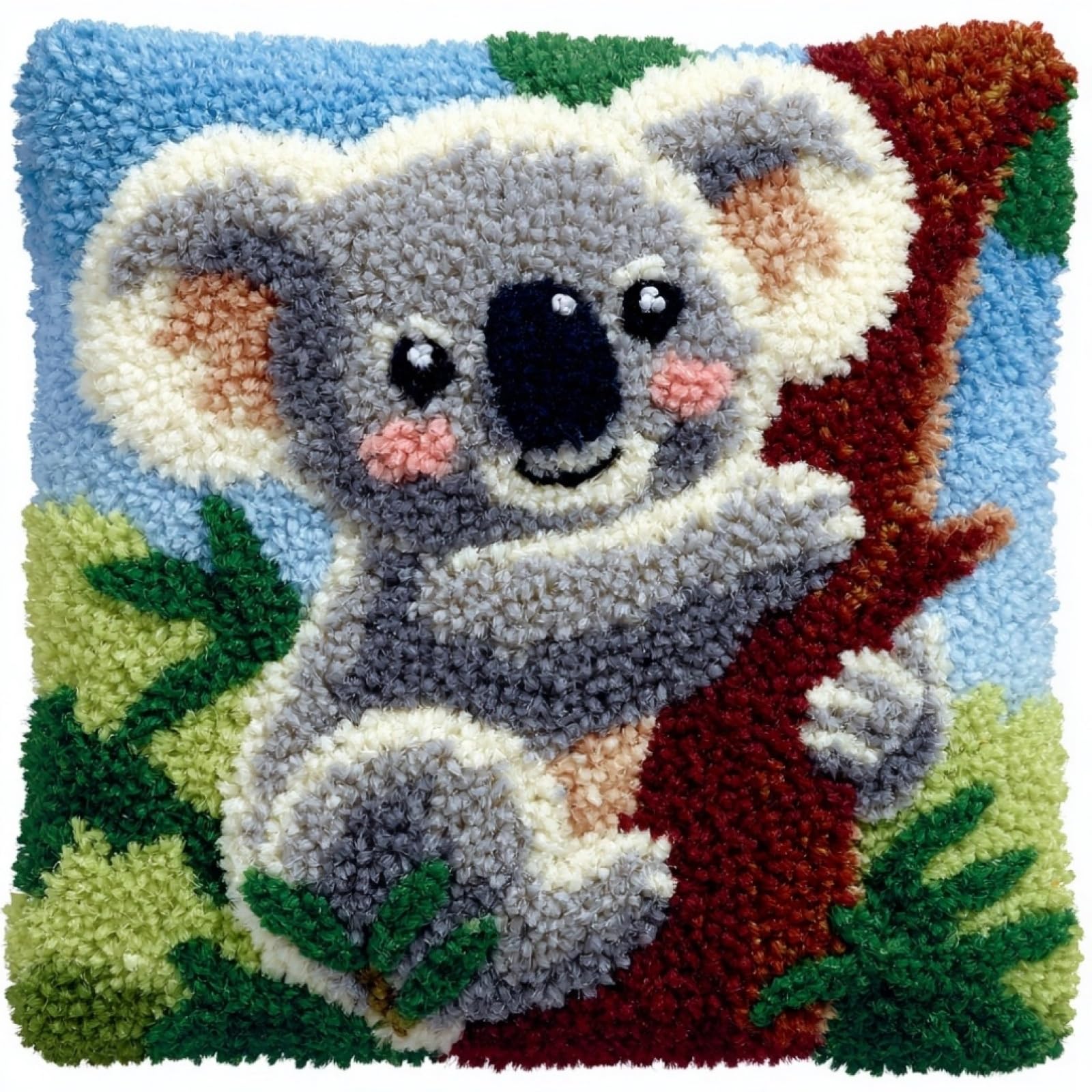 Axiangzik Animal Koala Latch Hook Kits 17X17in,