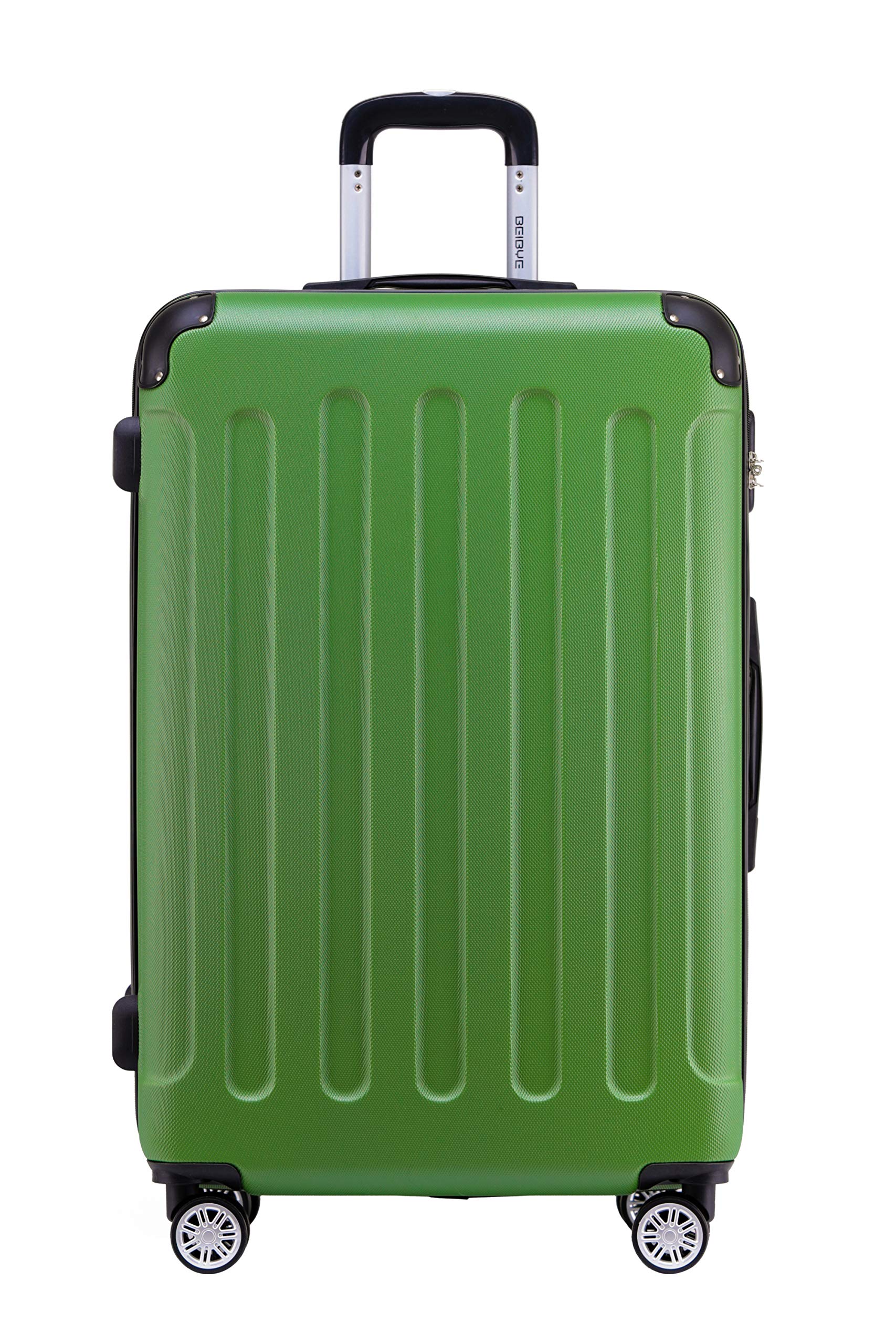 BEIBYE- Hartschalenkoffer Koffer Trolley Rollkoffer Reisekoffer Zahlenschloß 4 Zwilings-Rollen