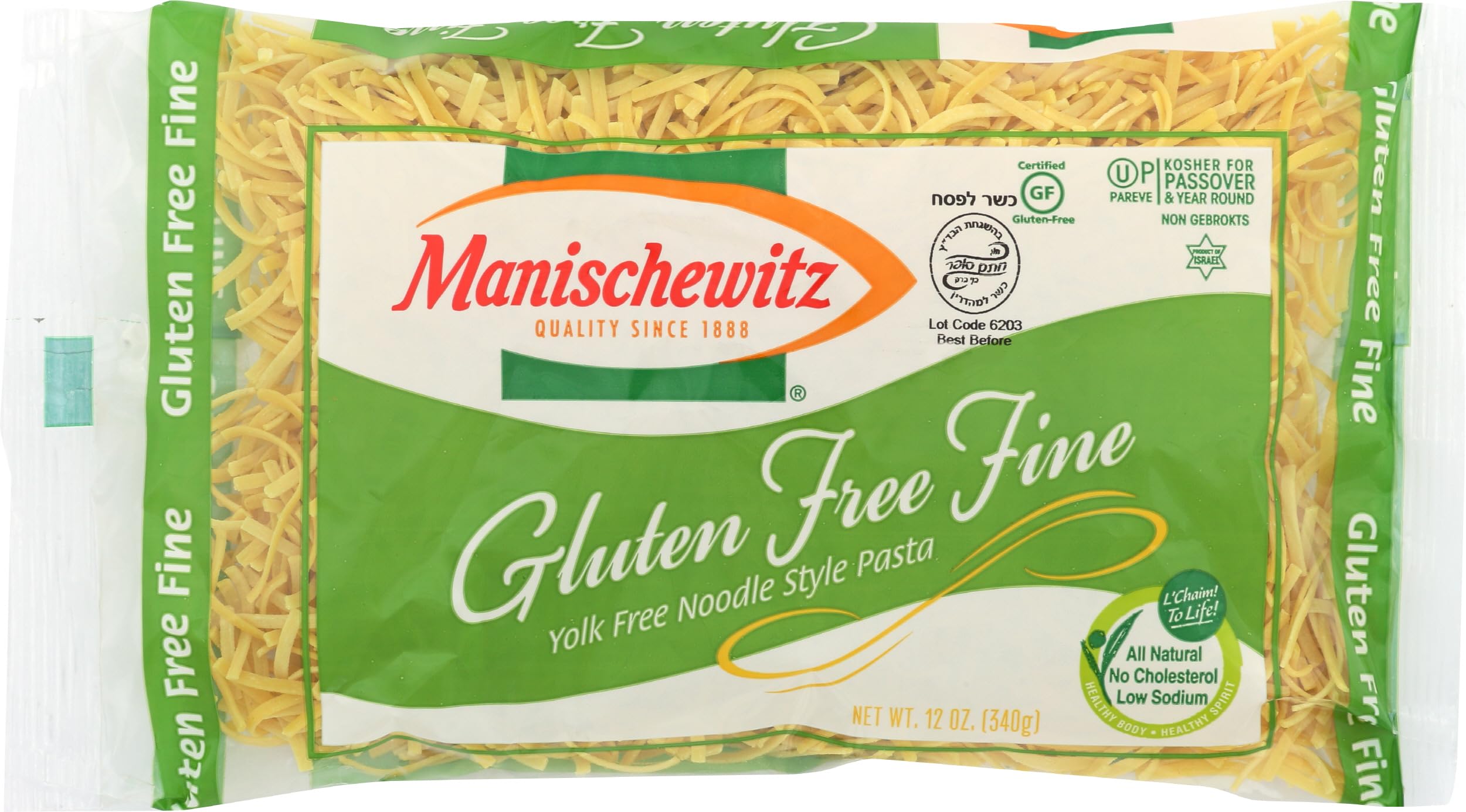 MANISCHEWITZ Gluten Free Fine Egg Noodles, 12 OZ