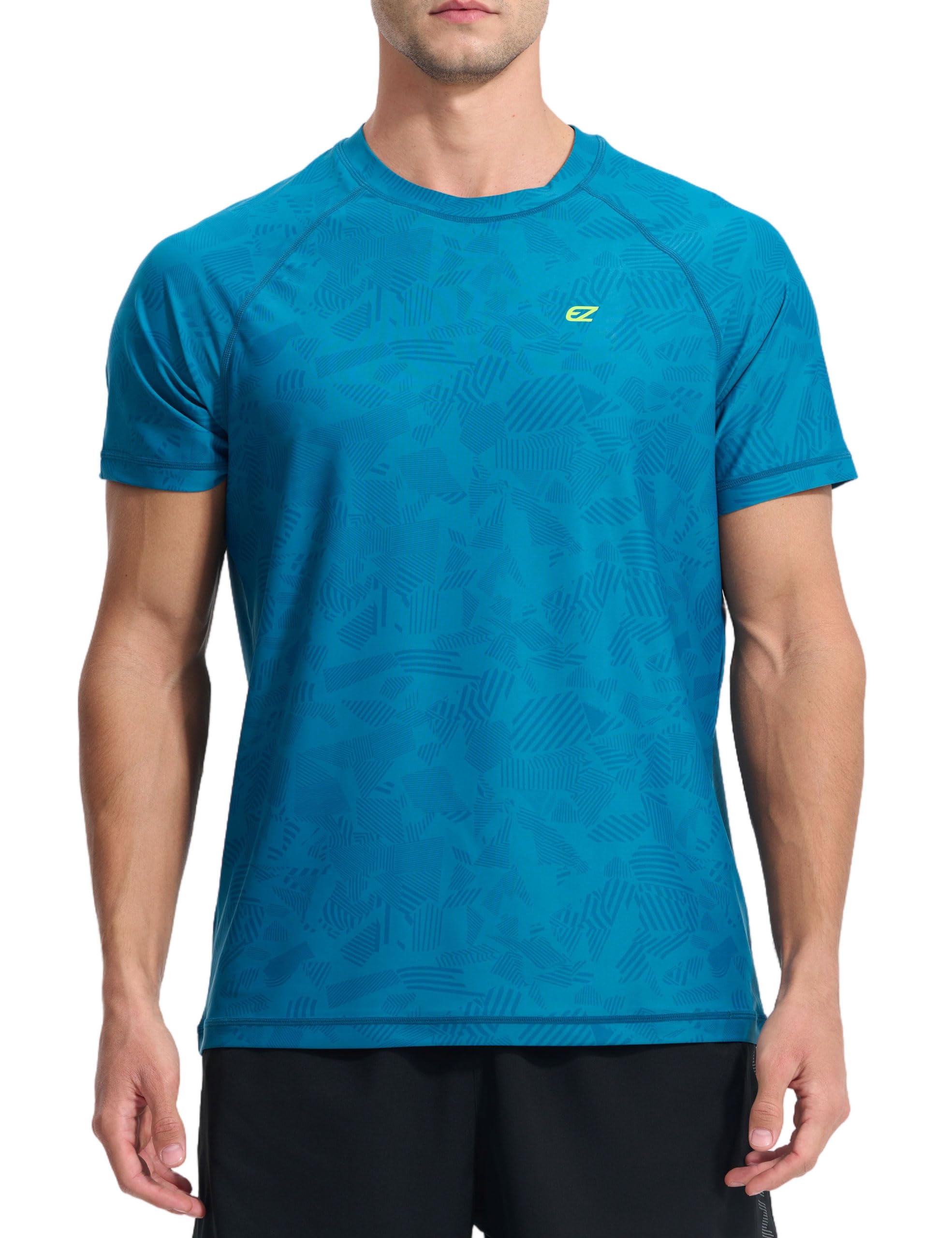 Men's Swim Shirts Rash Guard UPF 50+ UV Sun Protection T-Shirt Quick Dry Fishing Beach T Shirts