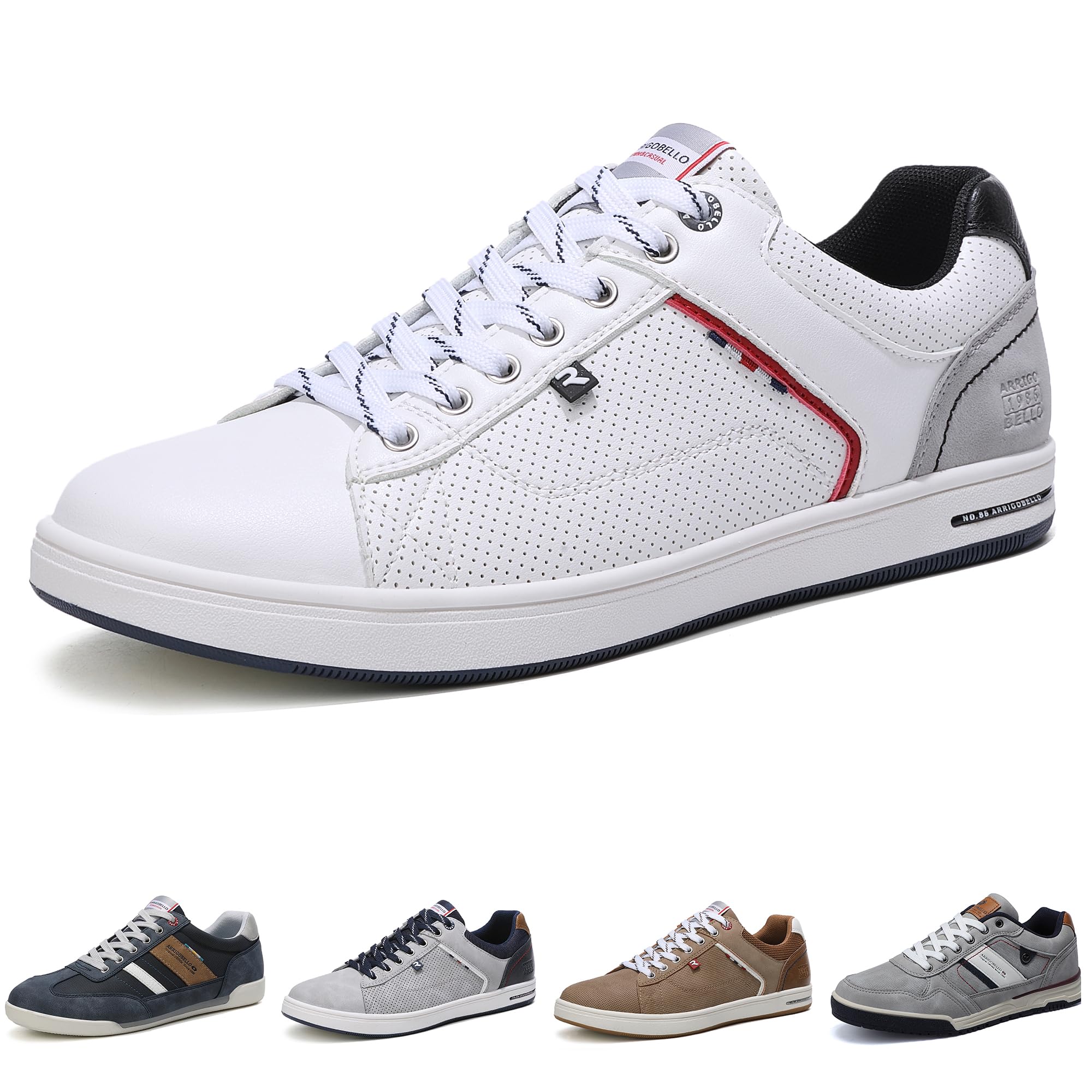 AX BOXING Mens Casual Shoes Fashion Sneakers Breathable Comfort Walking Shoes for Male