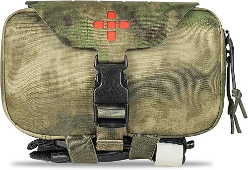 Vista 9 de Ifak Pouch-Rapid Deployment Tactical MOLLE Trauma Kit Bolsas de despliegue rápido, organizador de primeros auxilios médicos de liberación rápida