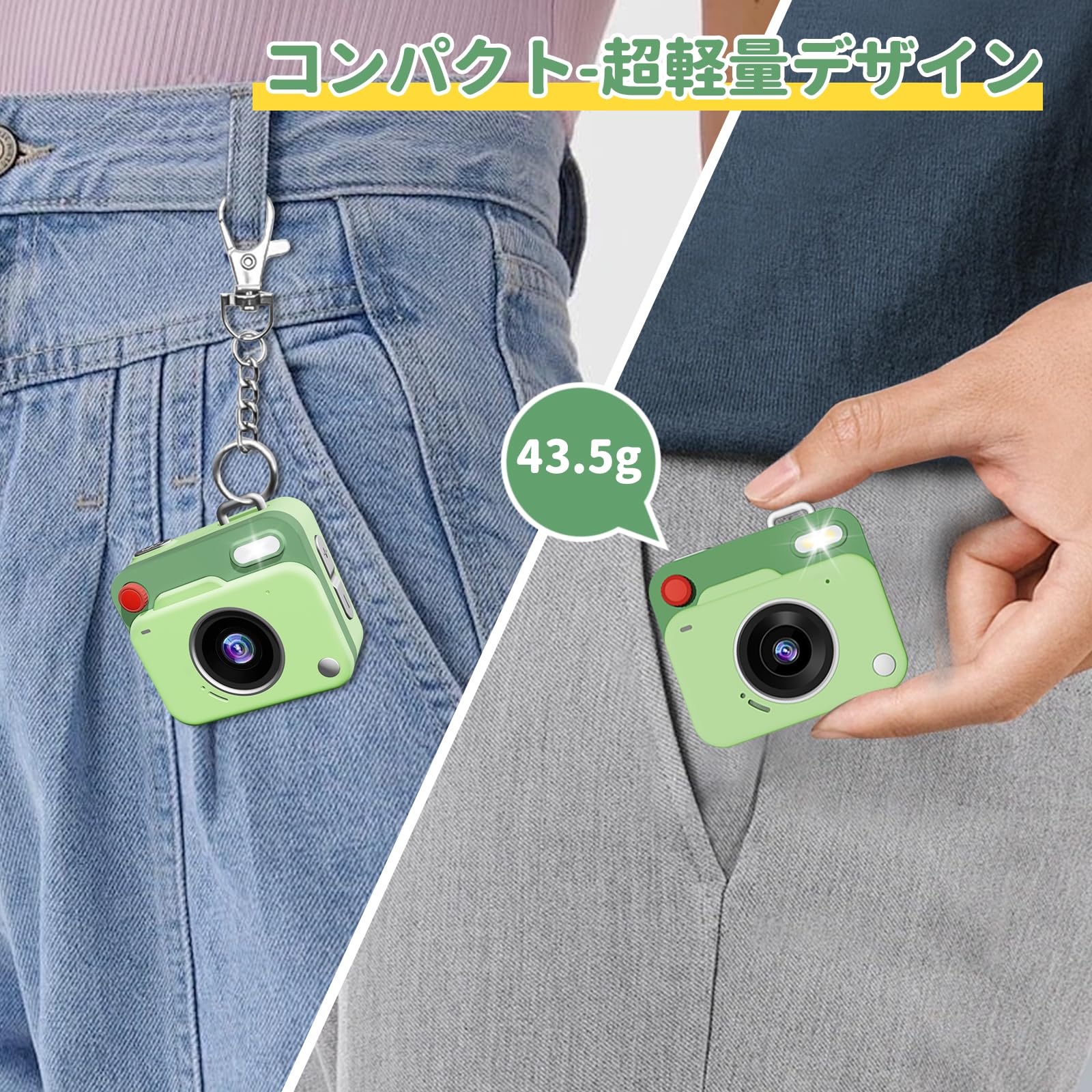 Amazon.co.jp: ミニカメラ デジタルカメラ 小型カメラ 1080P 1.77