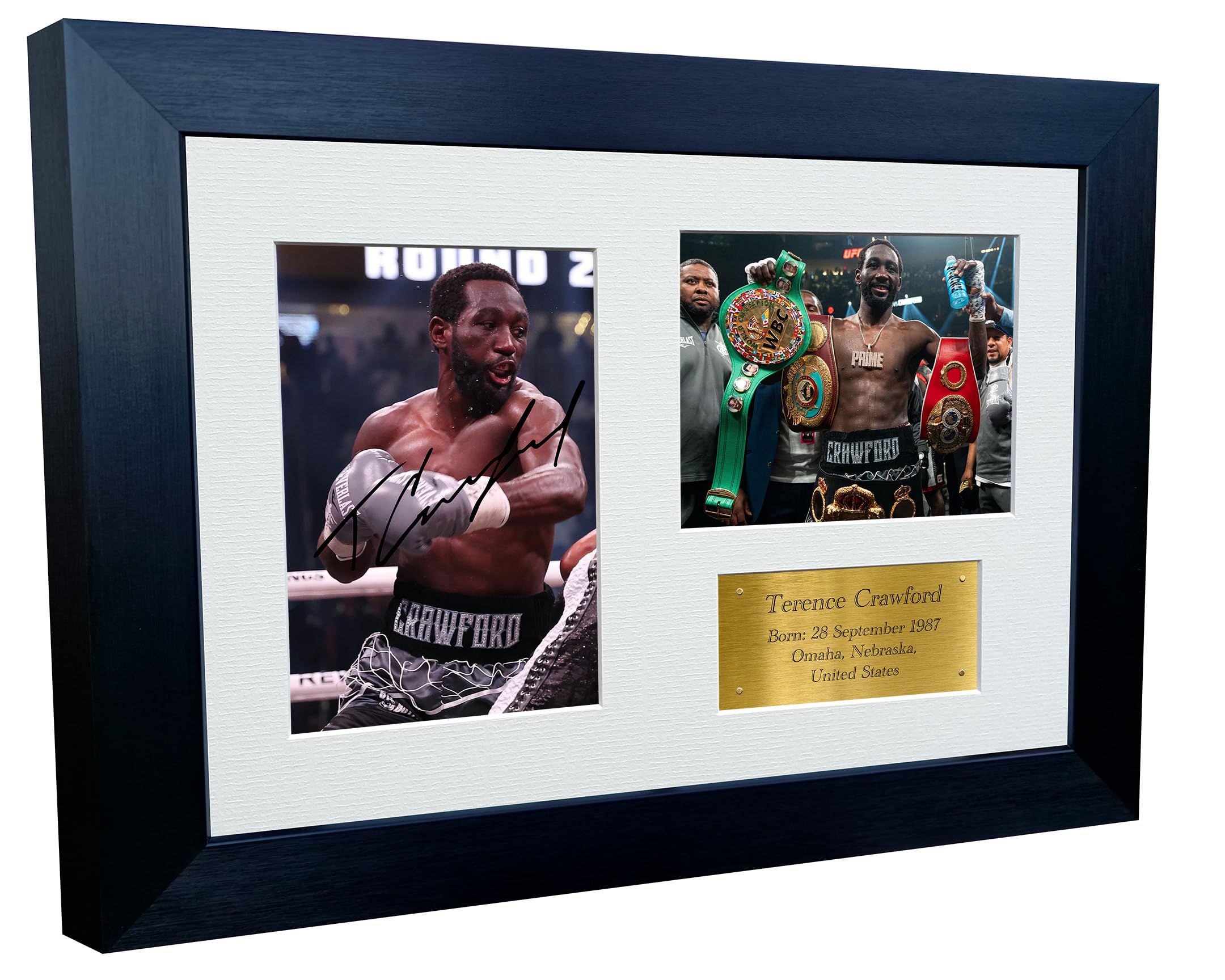 Kitbags & Lockers 12x8 A4 Signed Terence Crawford Boxing Autographed Photo Photograph Picture Frame Signature Poster Gift Triple G