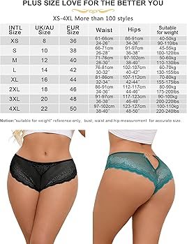 ohyeahlady G-String Pizzo Donna Vita Bassa Mini Perizoma Taglie Forti Elastiche Tanga Elastico T Indietro Thong T Back Mutandine Morbide Lingerie Curvy Slip Bikini Culotte S,Nero+Rosso