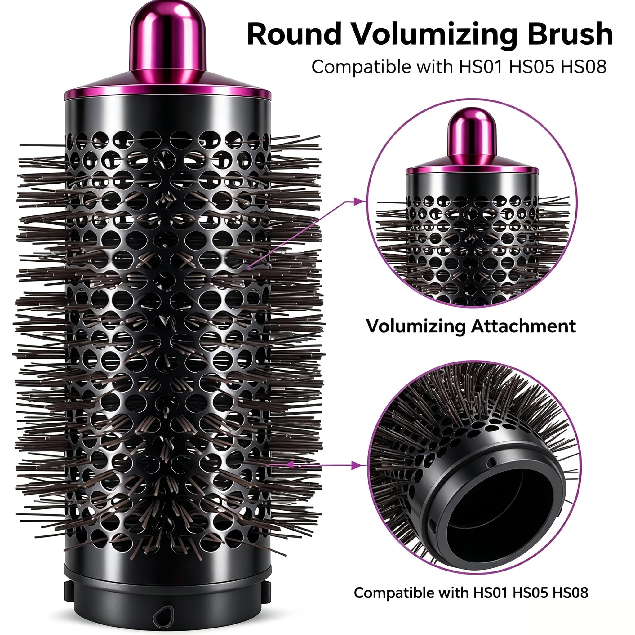 Amazon.com : Round Volumizing Brush for Dyson Airwrap HS01 HS05