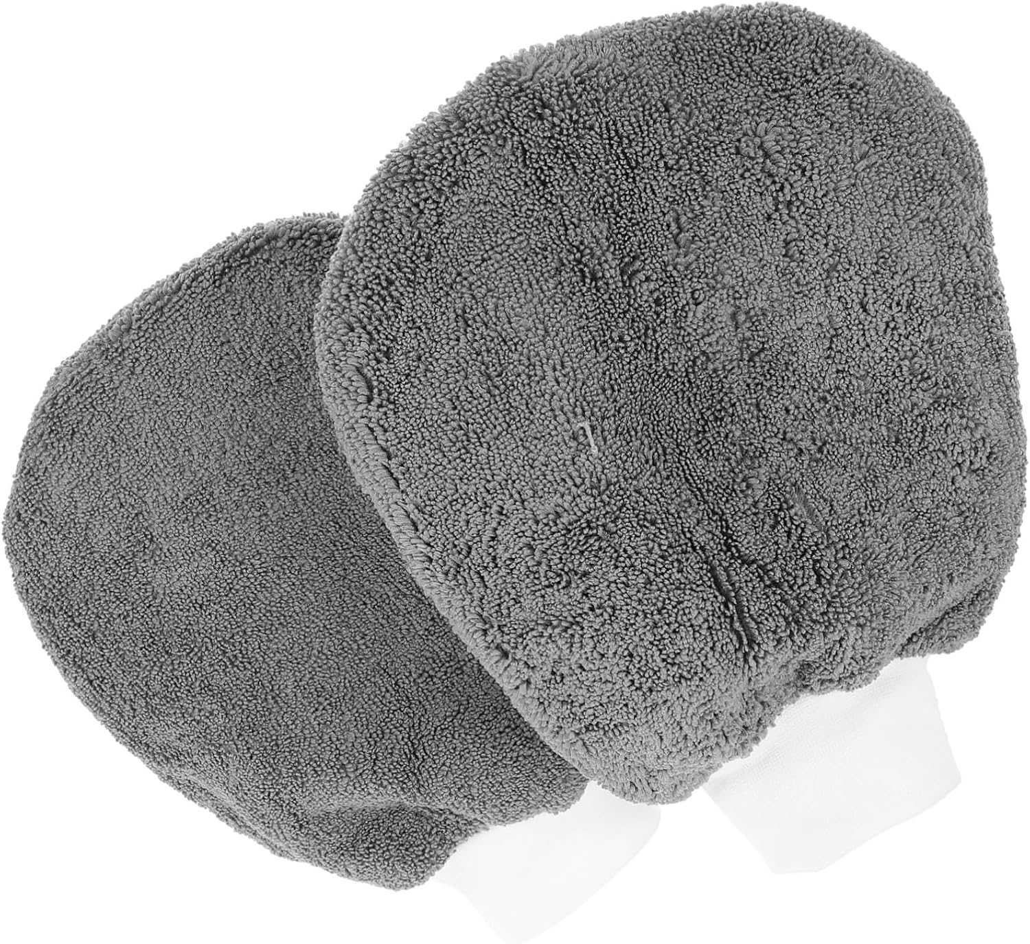 Healifty 2pcs Car Wash Gloves Fine Fiber Dusting Tools with Various Height Hair Design for Auto Detailing and Vehicle Cleaning Scratch Resistant Wash Mitts for Cars and Boats