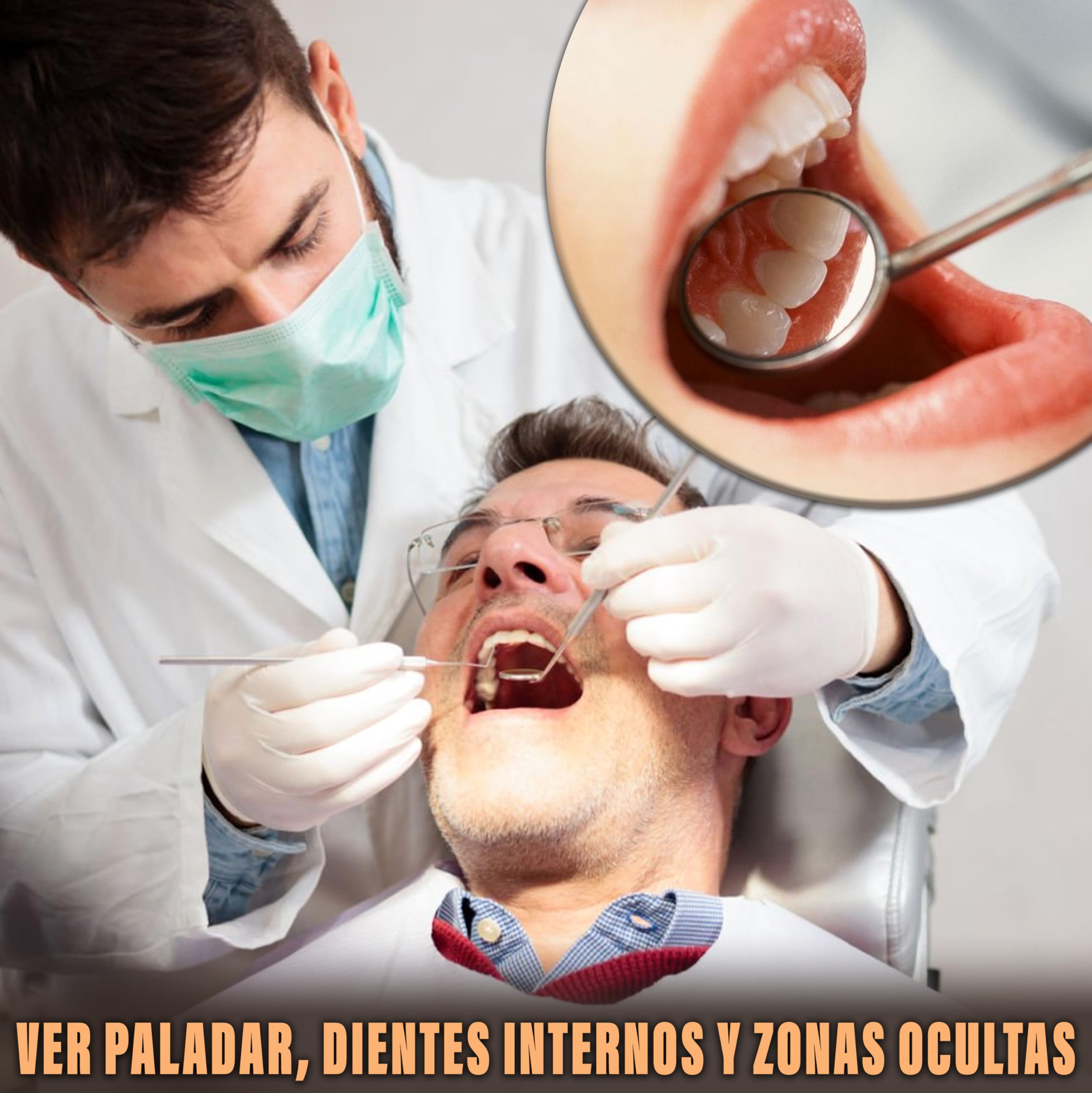 Espejo Dental con Mango Instrumentos dentales ARSUK