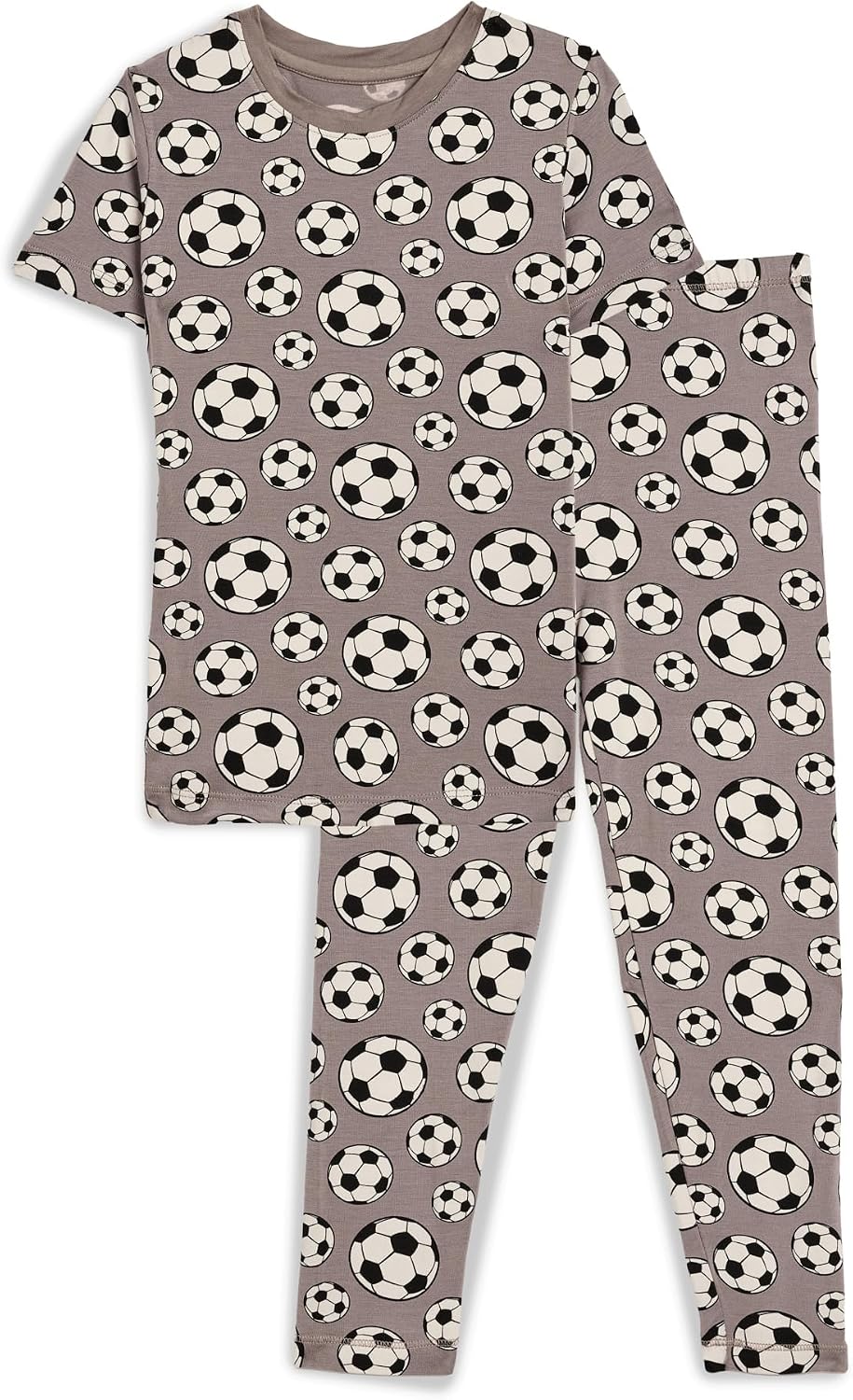 Kic Kee Pants unisex-child Print Short Sleeve Pajama Set (Toddler/Little Kid/Big Kid)