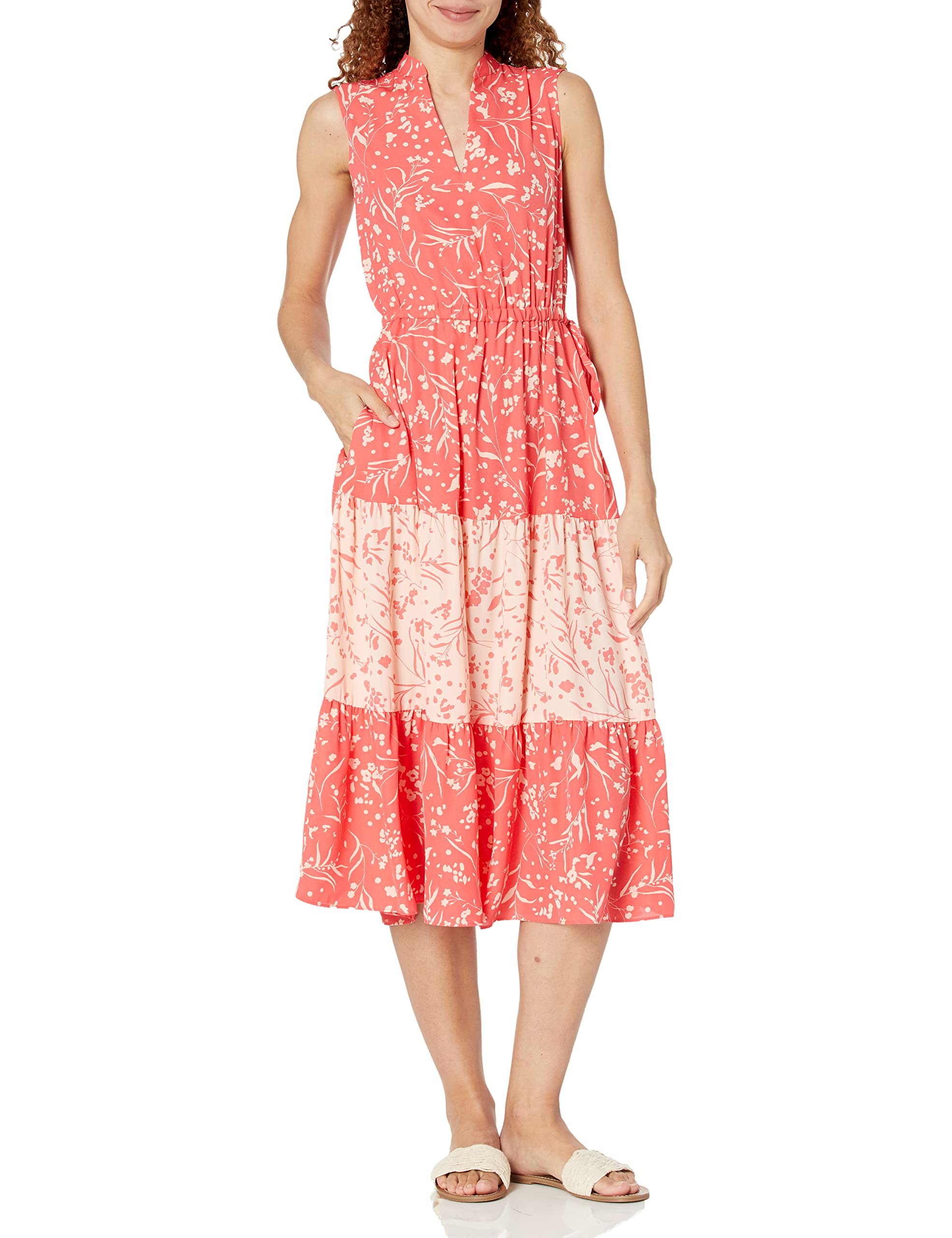 Anne KleinWomen's Tiered Midi Dress