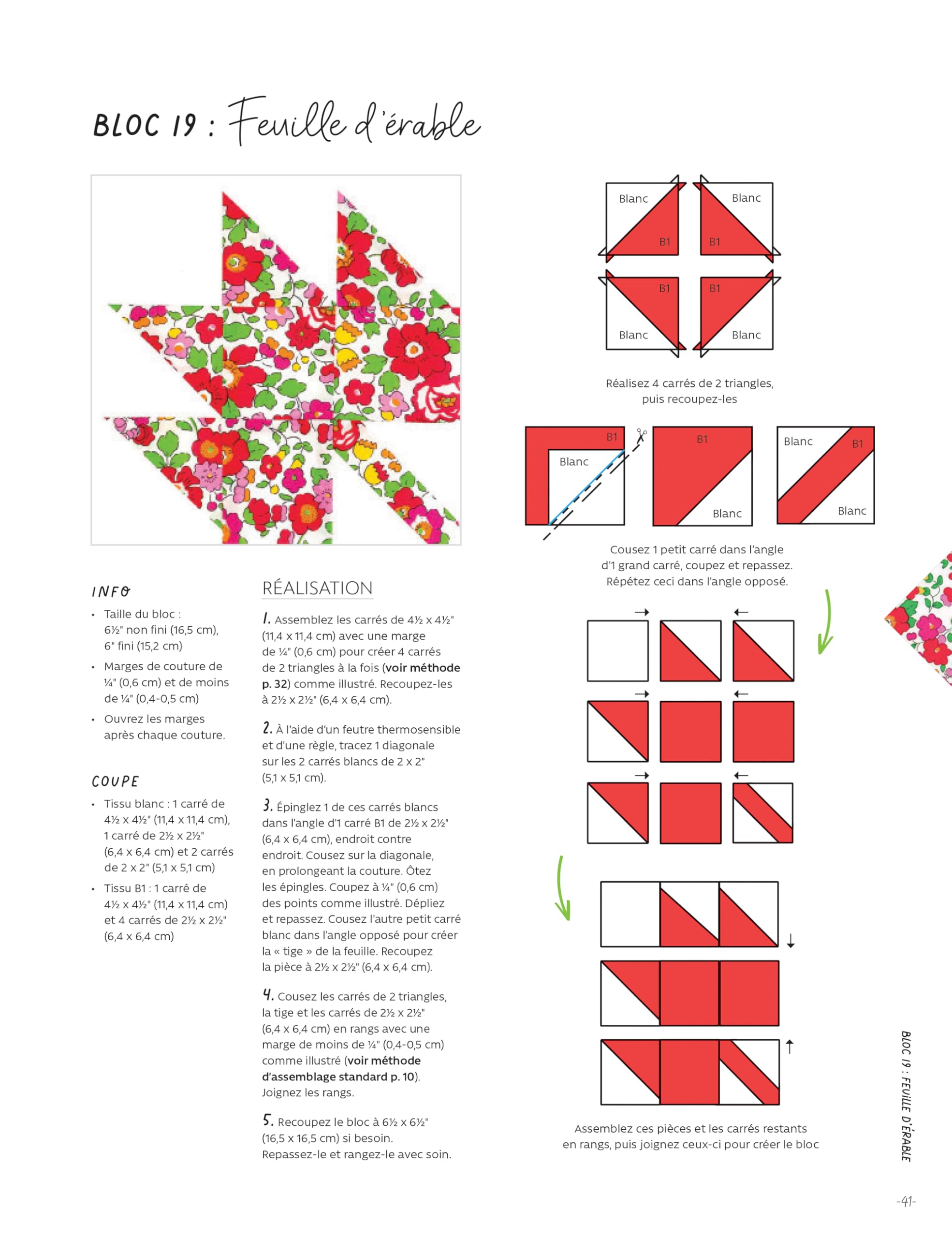 Alice au pays des merveilles - 1 Quilt - 100 blocs