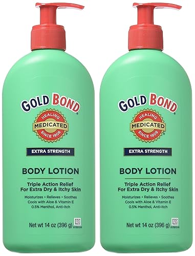 Miniatura 3 de Gold Bond Med Lot Xs tamaño 14z Gold Bond loción corporal medicada extra fuerte para piel extra seca y picazón paquete de 2