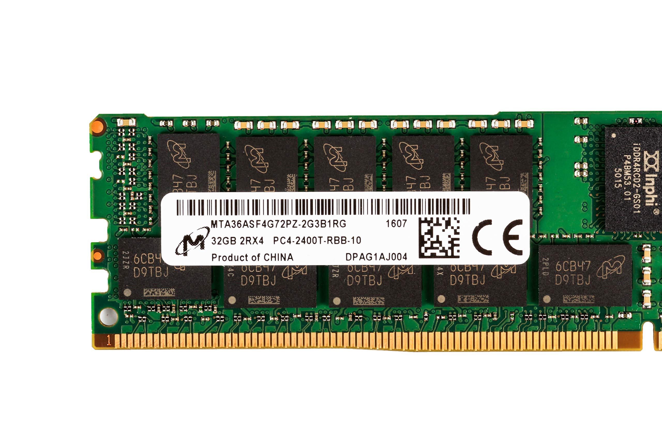 Amazon | MICRON 32GB PC4-2400T-R レジスタード ECC 2RX4 メモリ