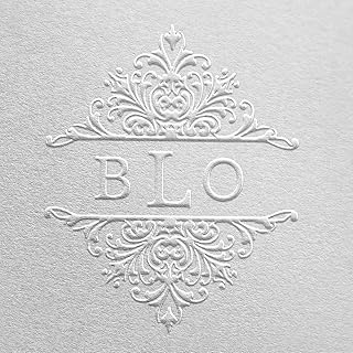 Custom Monogram Embosser - Personalize with Initials & Text - Hand-Held ...