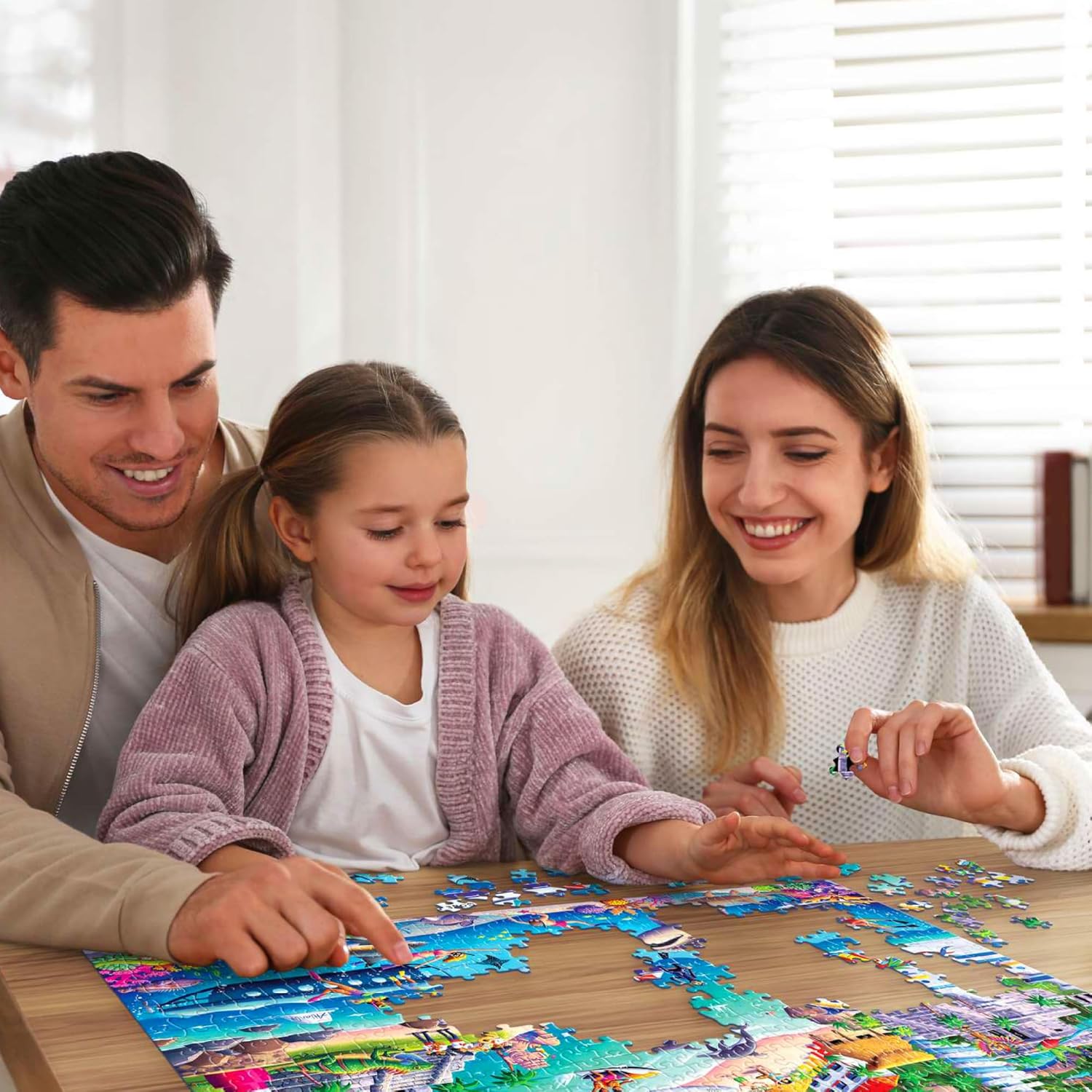 Boardwalk Puzzles Riviera Maya - 1000 Piece Jigsaw Puzzle for Adults, Made in USA