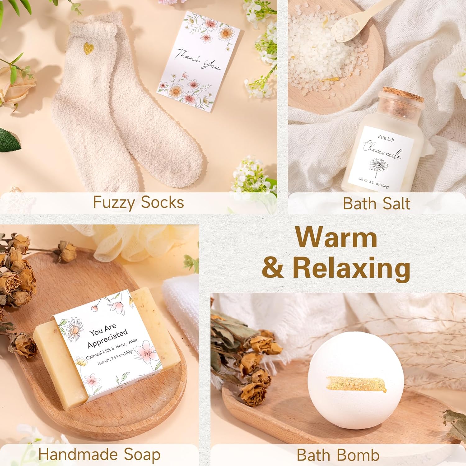 Thank You Gifts for Women, 9PCS Employee Appreciation Gift for Coworkers, Teacher Appreciation Gifts, Thank You Gift Basket for Women Teachers Friends Boss Nurse Secretary with Thanks Tumbler Cards - Image 6