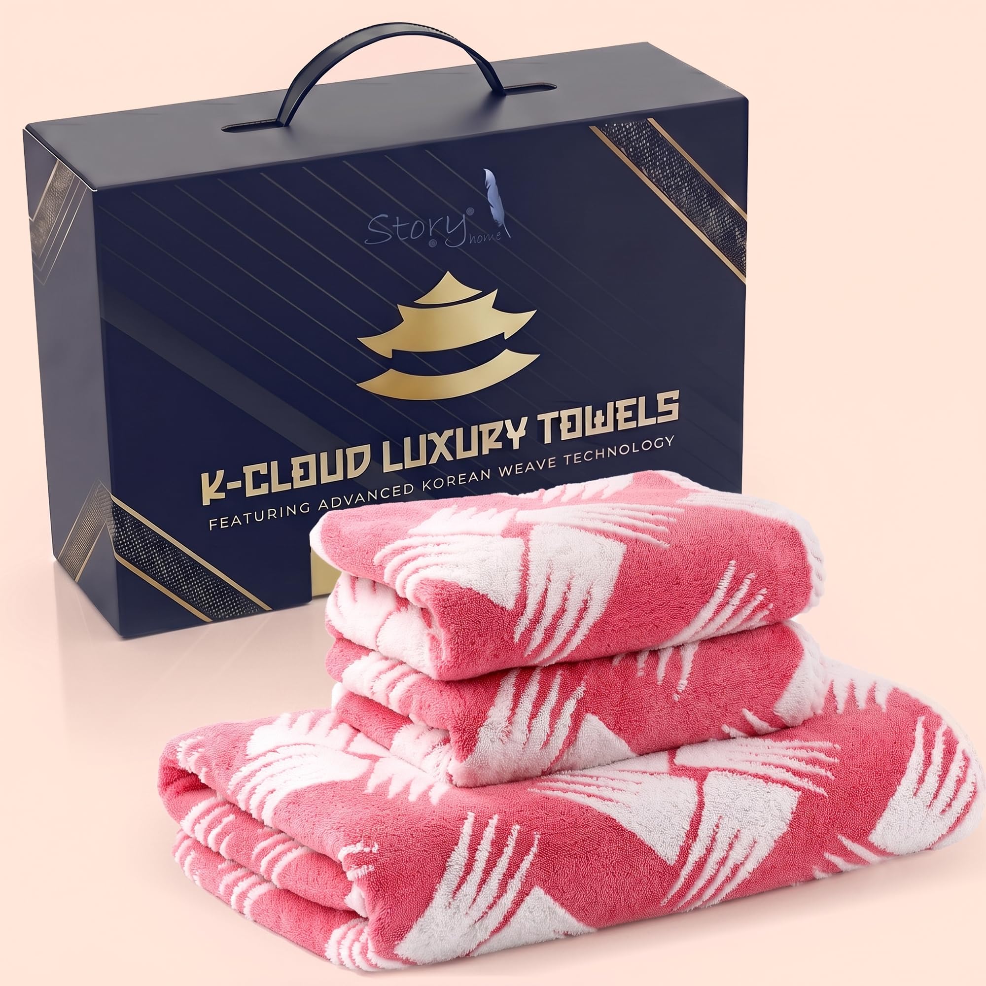 Story@Home Bath Towel Set - Luxury Gift for Gifting -10 Story@Home Bath Towel Set - Luxury Gift for Gifting -10