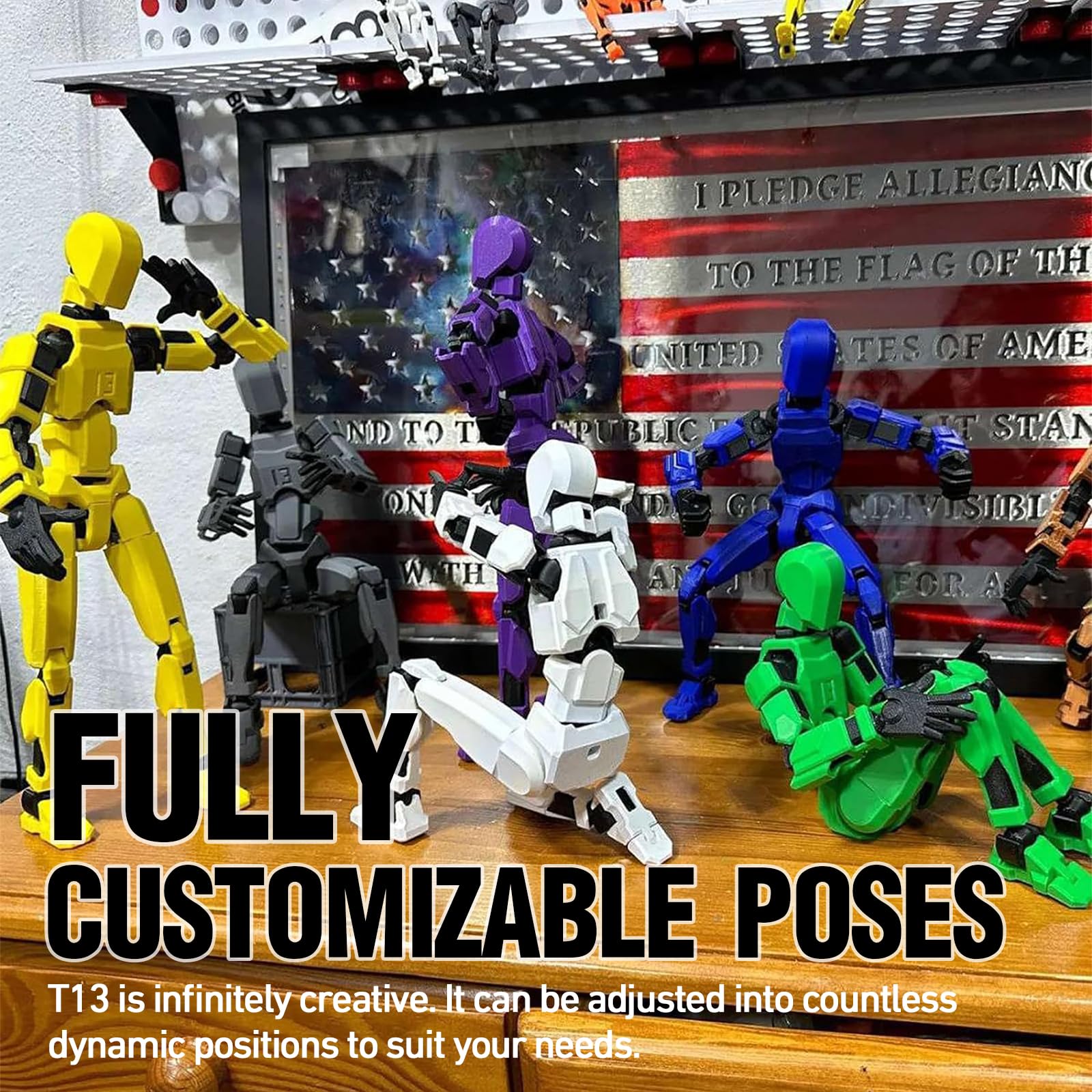 Amazon.co.jp: FoxVilla組み立て完成T13アクションフィギュア