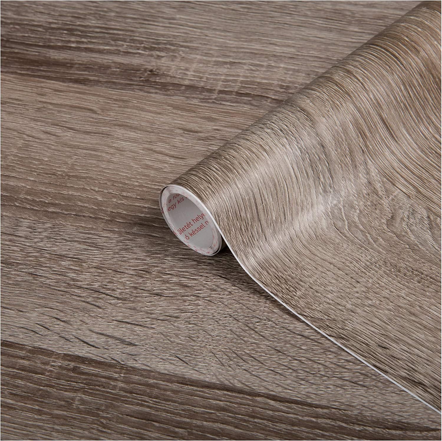 d-c-fix Möbel-Klebefolie Sonoma Eiche Trüffel, 45 cm x 15 m - abwaschbare und selbstklebende Deko-Folie für Küche, Schrank, Tisch & Fensterbank - modern & nachhaltig
