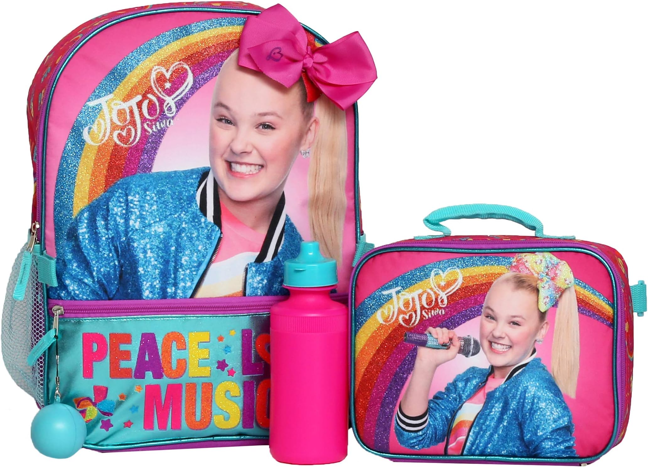 Girls 4PC Backpack and Lunch Set with Wide Variety including Ugly Dolls, Harry Potter, Jojo Siwa, and More