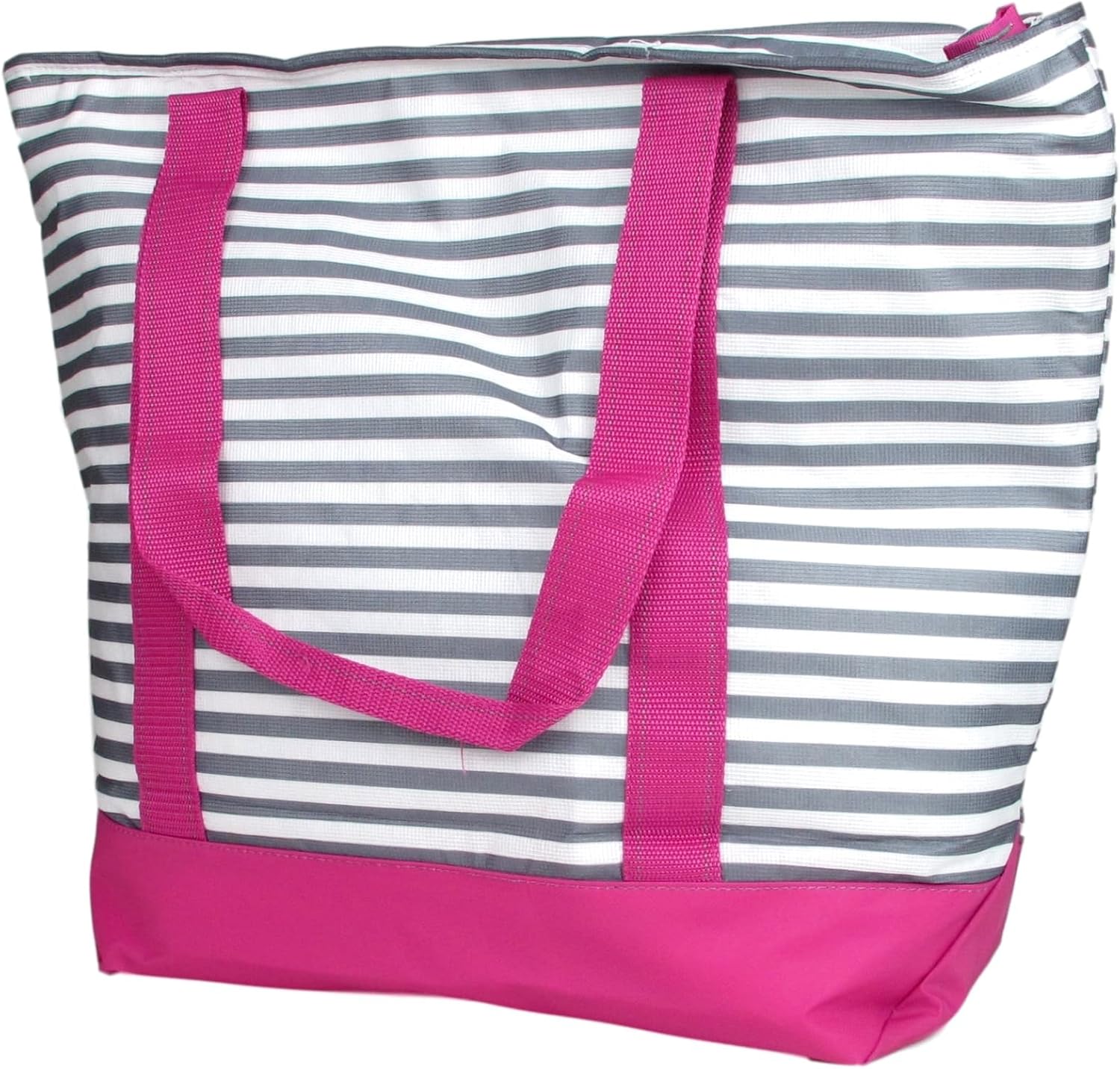 Arctic Zone Thermal Tote - 22.5 x 7.1 x 17.25 (Stripe Grey/Purple)