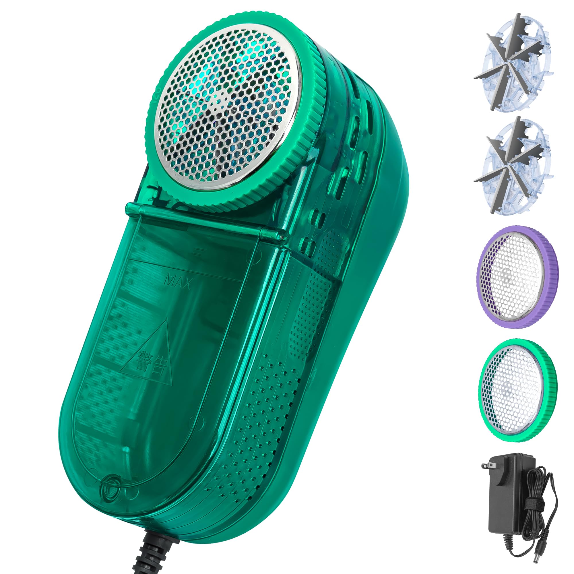 Pill Remover Fabric Shaver for Clothes-40W Power Electric Lint Remover, Industrial Sweater Pill Remover, Speed of 13000 RPM for Dry Cleaners/Clothes/Furniture/Bedding(No Charging Required)