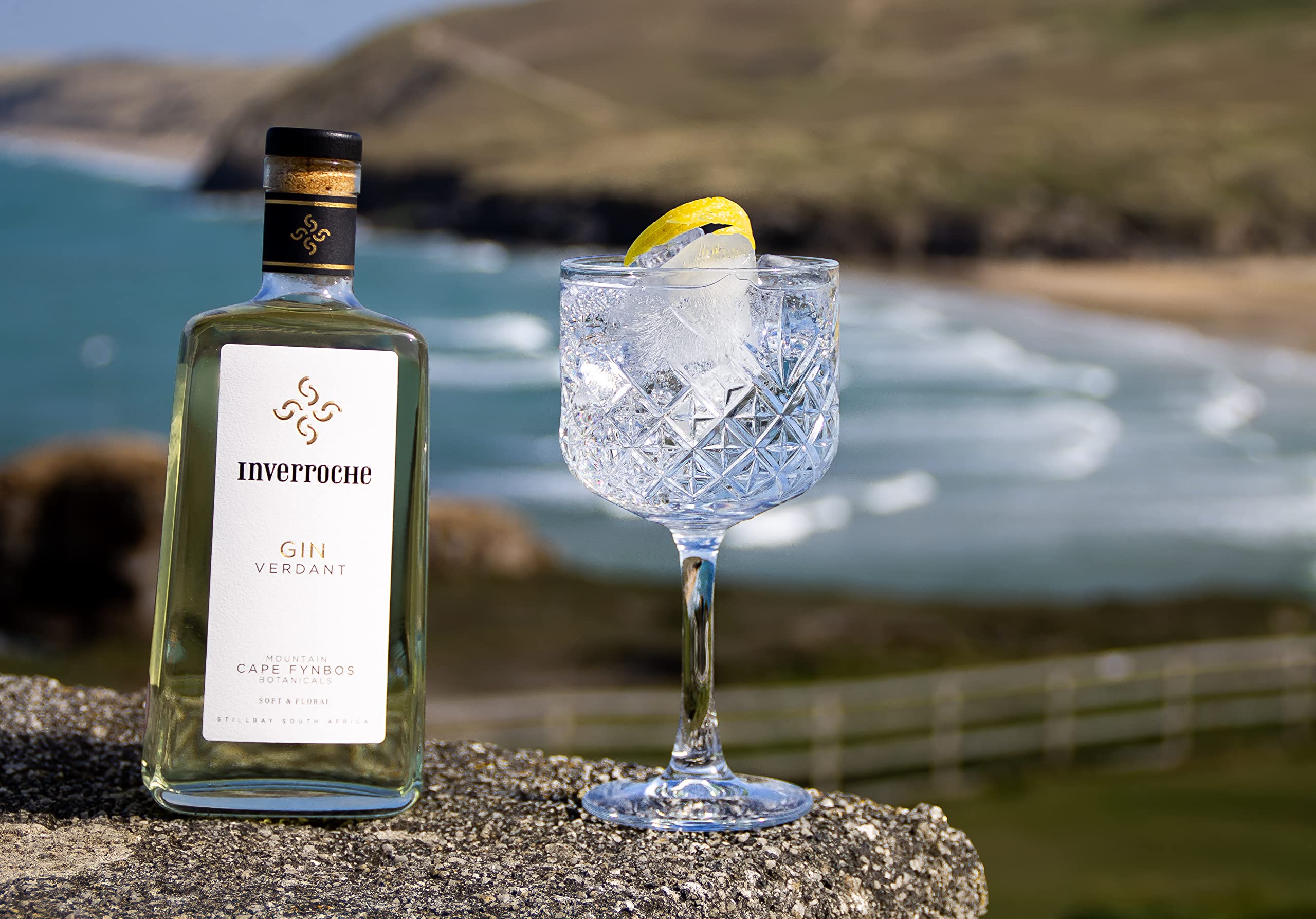 Inverroche Verdant Gin, Botanica Fynbos del Capo Occidentale con Fiori di Sambuco, vol 43%, 70 CL