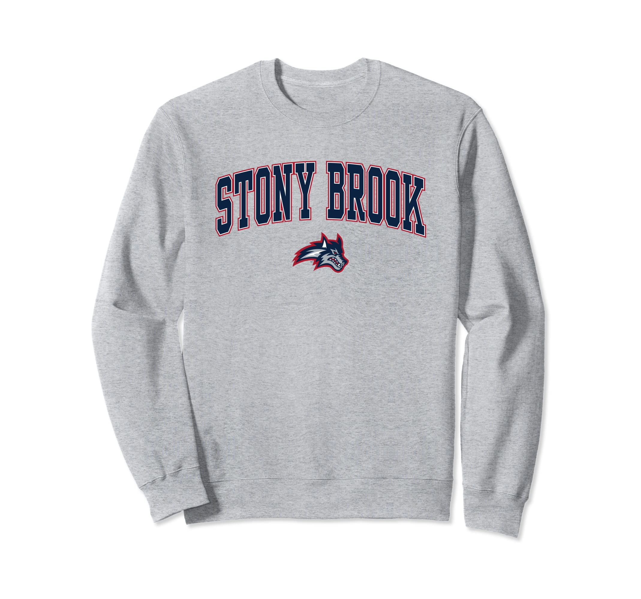 Stony Brook Seawolves Arch Over Logo Officially Licensed Sweatshirt