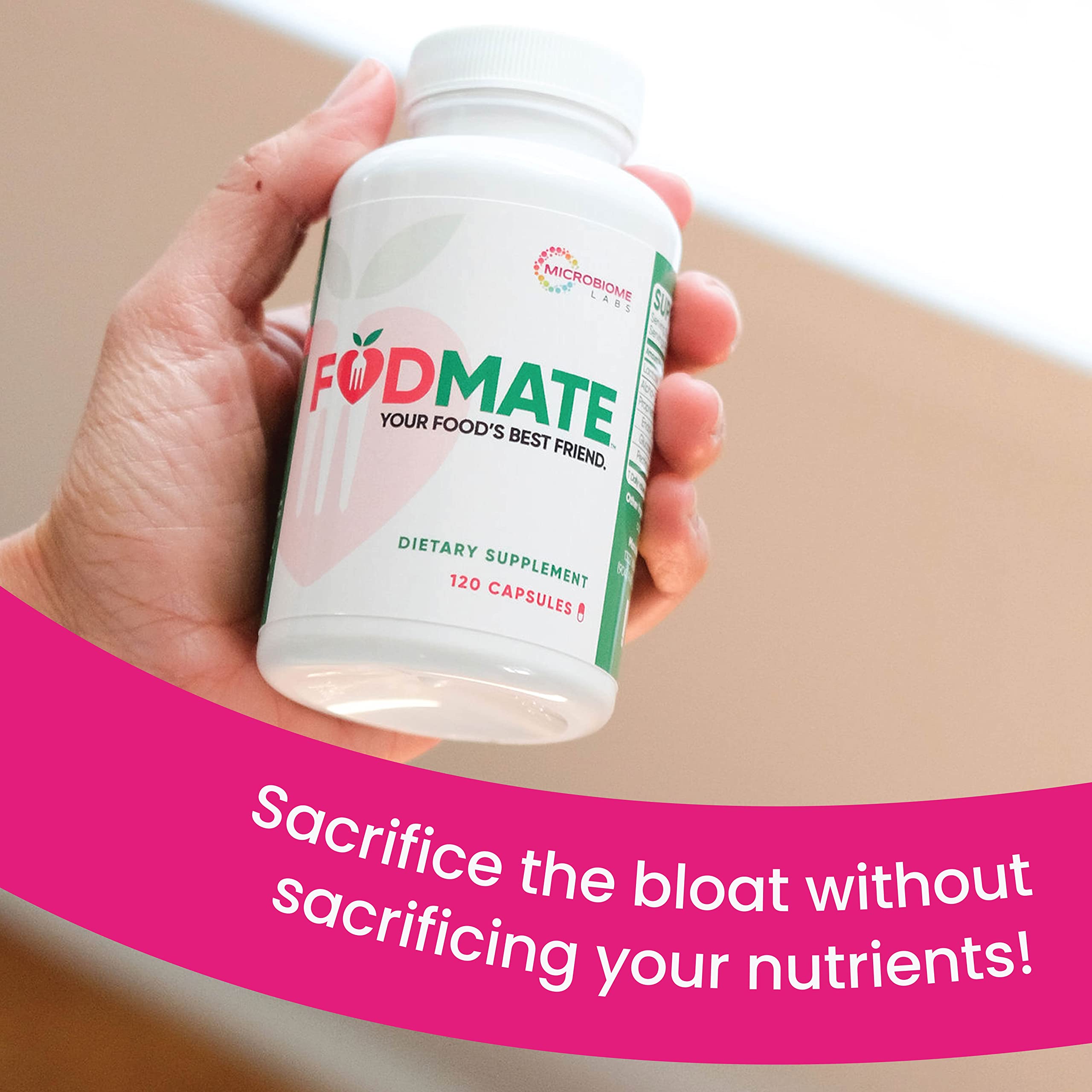 Microbiome Labs FODMATE Digestive Enzymes Enzymes for Digestion