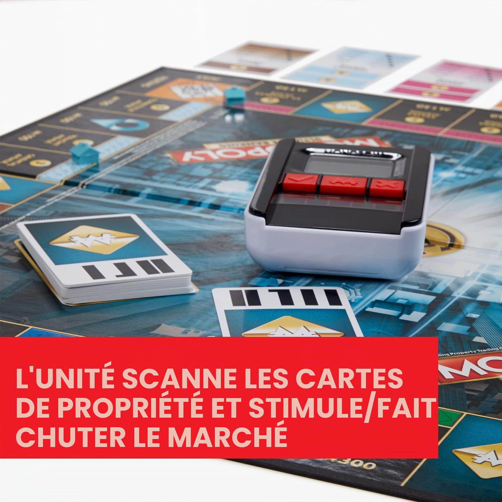 Monopoly Game: Ultimate Banking Edition Jeu de société, Unité bancaire électronique, Jeu pour Les familles et Les Enfants à partir de 8 Ans (Exclusivité Amazon)