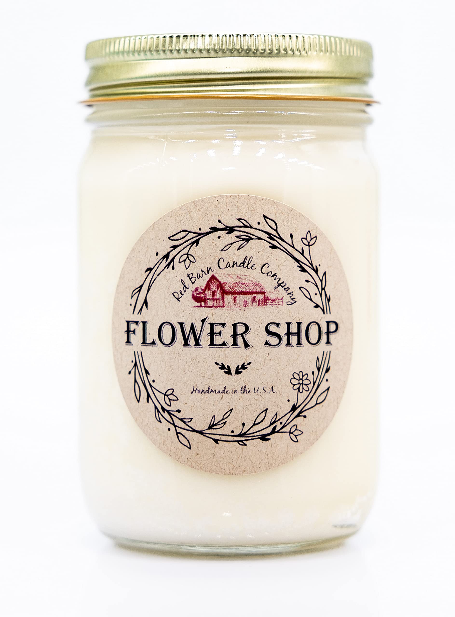 Amazon.co.jp: Flower Shop アロマセラピーキャンドル 12オンス | 100