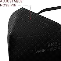 Vista 4 de Well Before KN95 Disposable Face Mask 10 Pack Individually Wrapped Mask with Adjustable Head strap