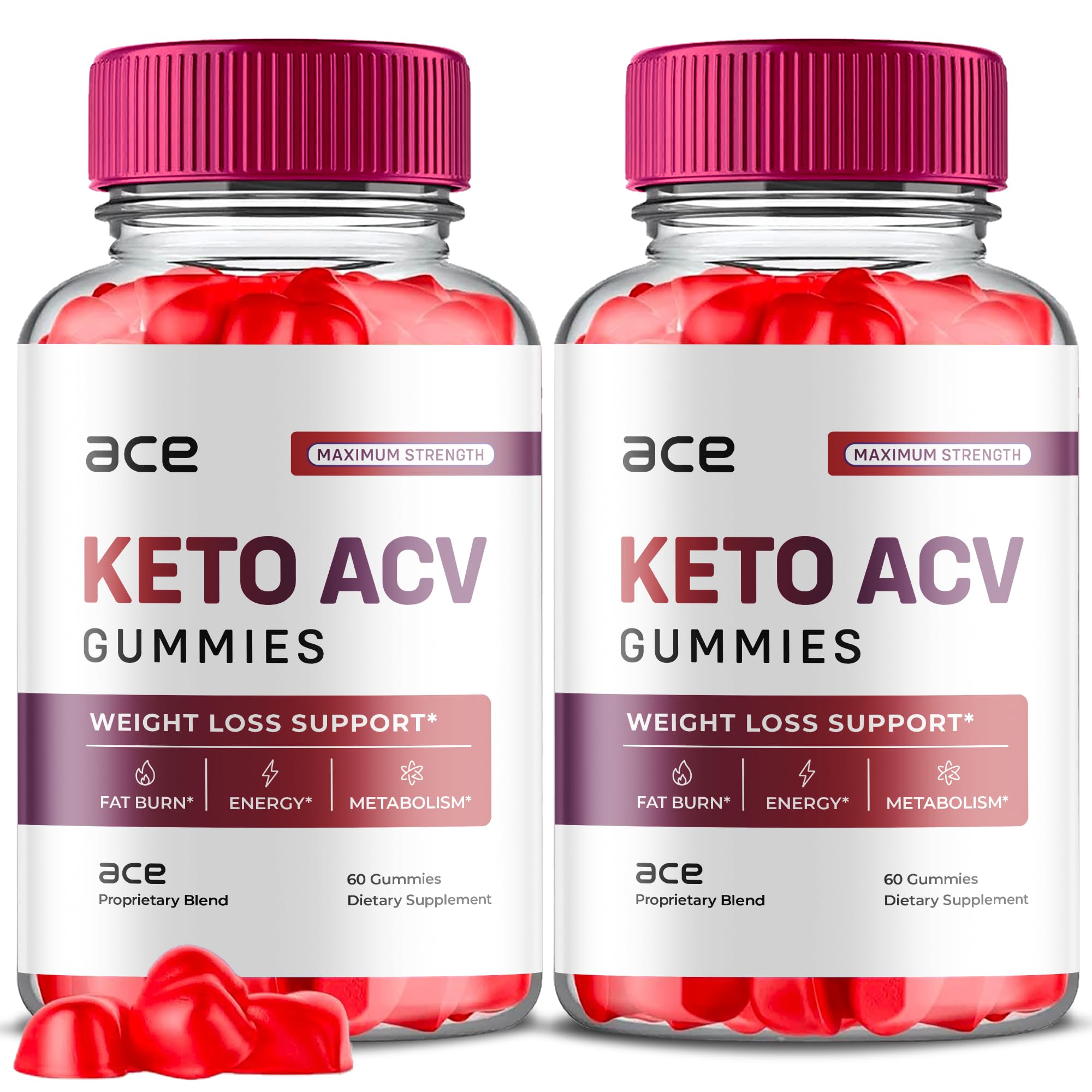 (2 Pack) Ace Keto ACV Gummies - Ace Keto ACV Gummies Advanced Weight Shark Loss Tank, Ace Keto ACV Gummies with Apple Cider Vinegar - Vegan, Non GMO - Advanced Formula Keto Supplement (120 Gummies)