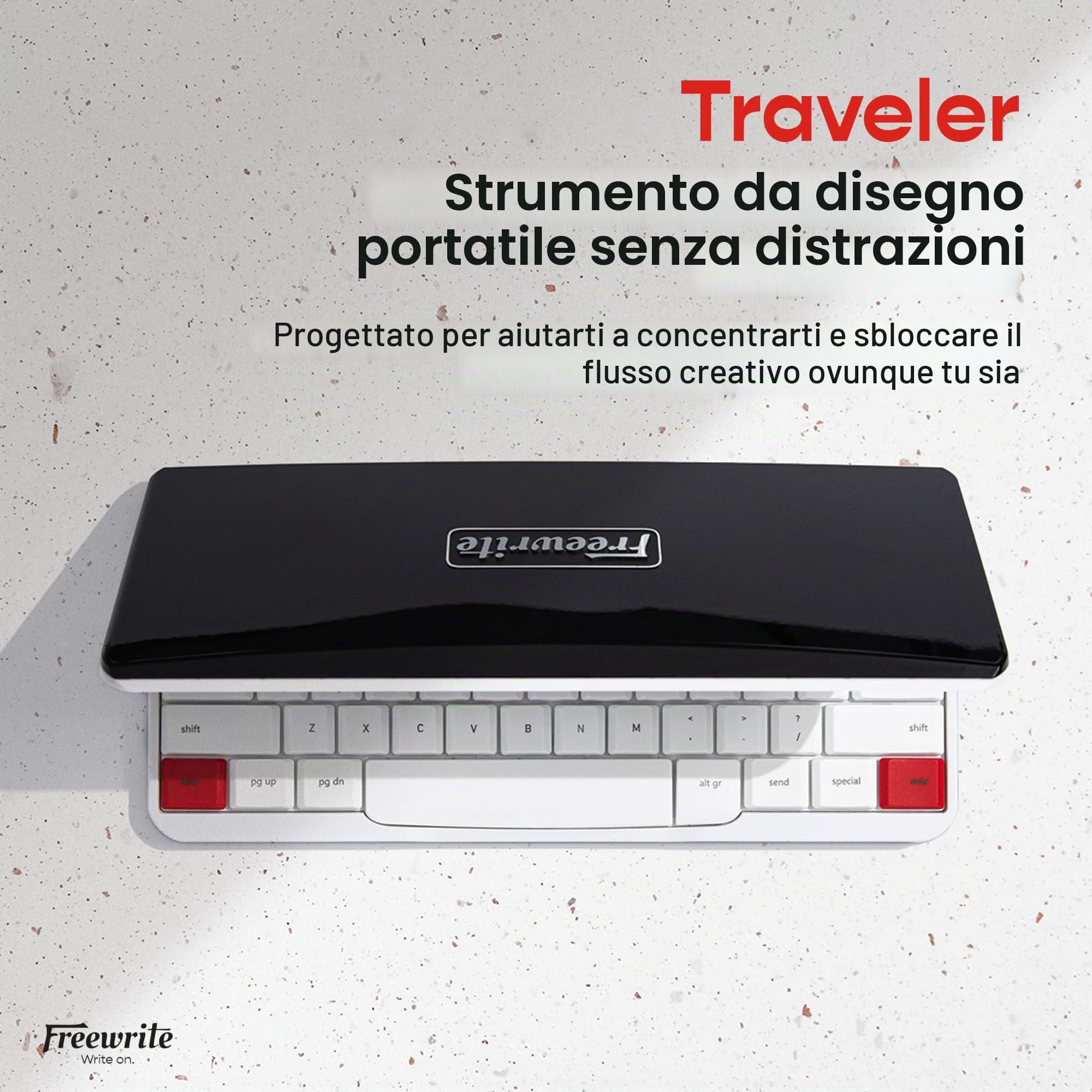Freewrite Traveler - Strumento di scrittura senza distrazioni