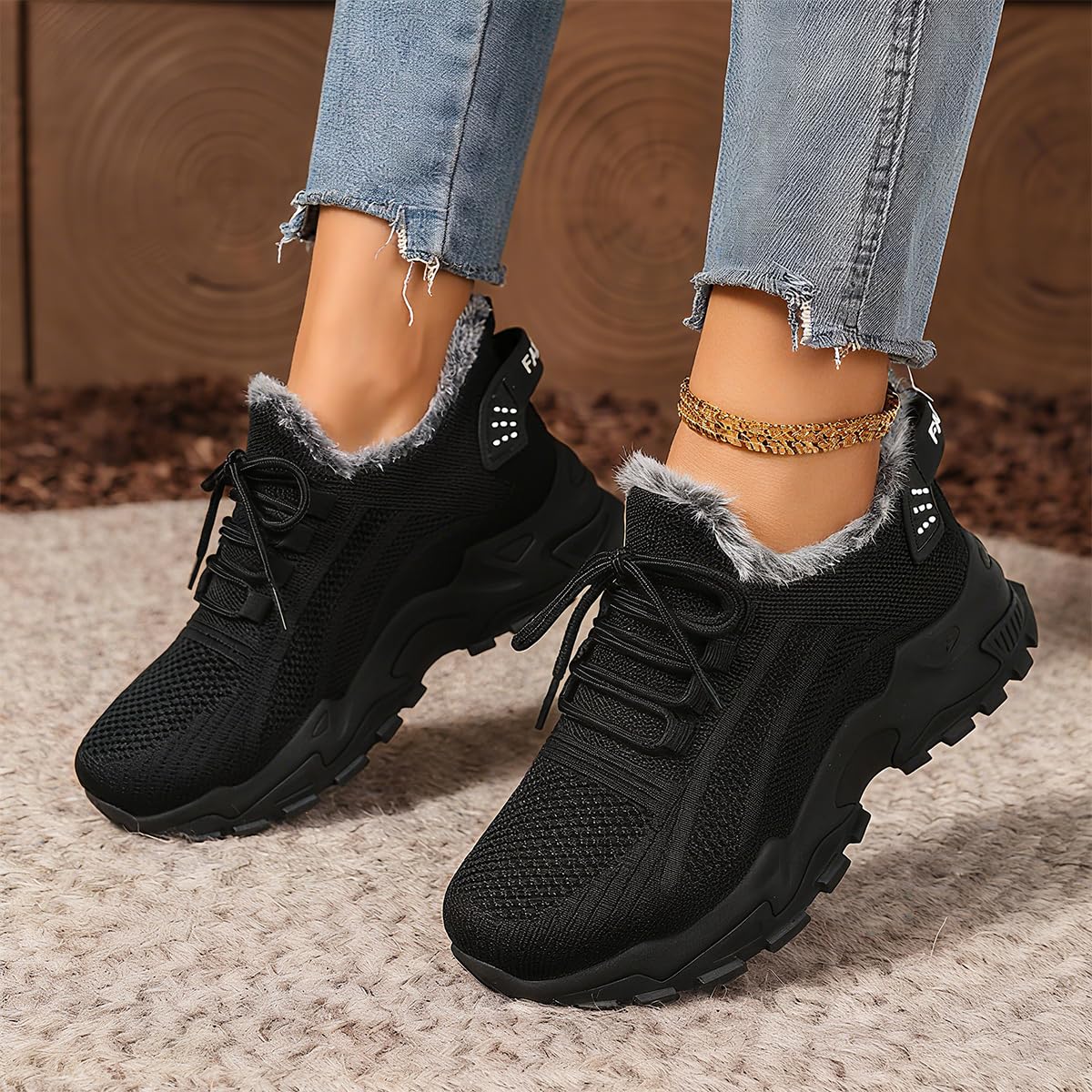 Chaussures chaudes, confortables et respirantes pour femme, et bottes de neige décontractées et respirantes pour l'intérieur et l'extérieur