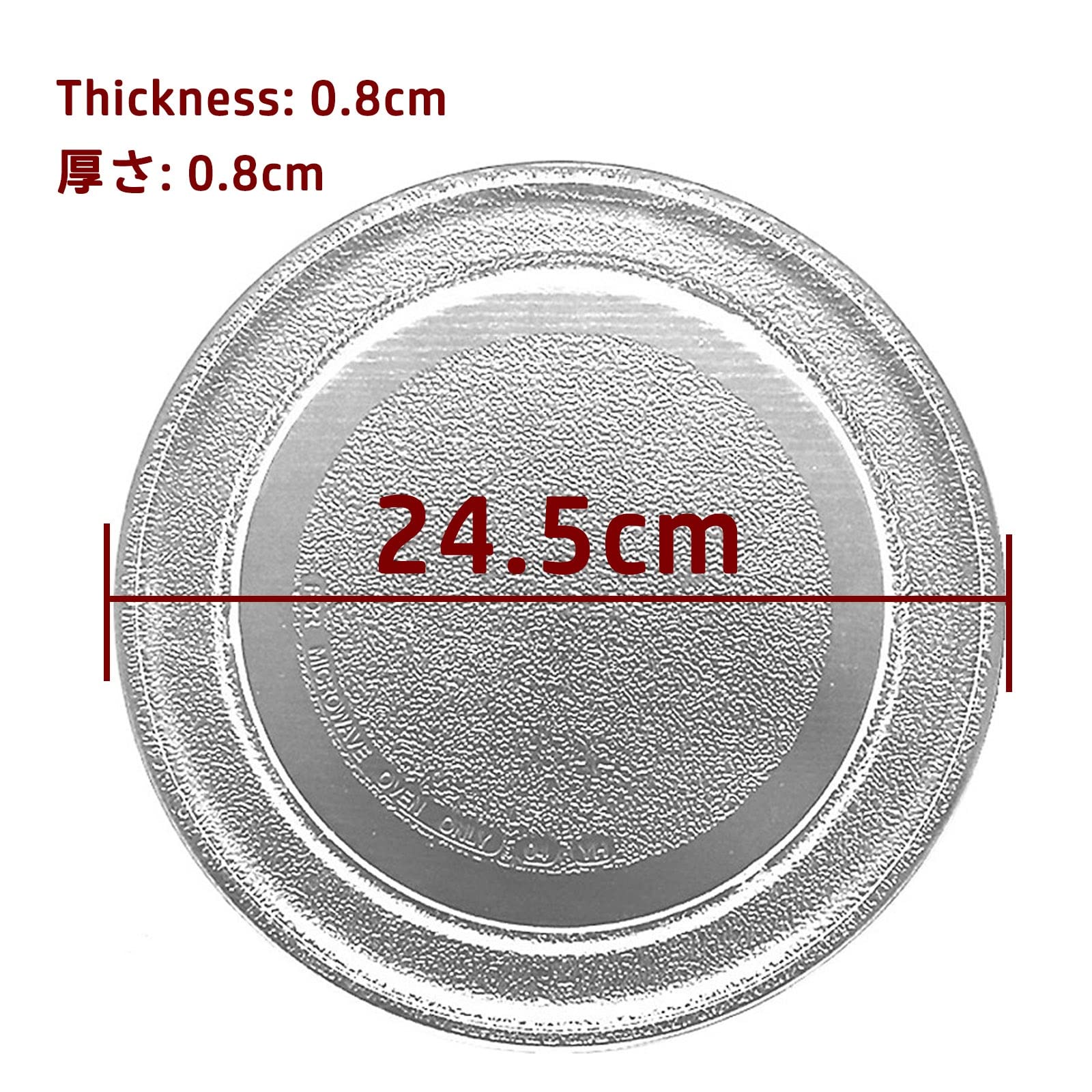 V3VOGUE Microwave Glass Turntable Plate Replacement 9.6