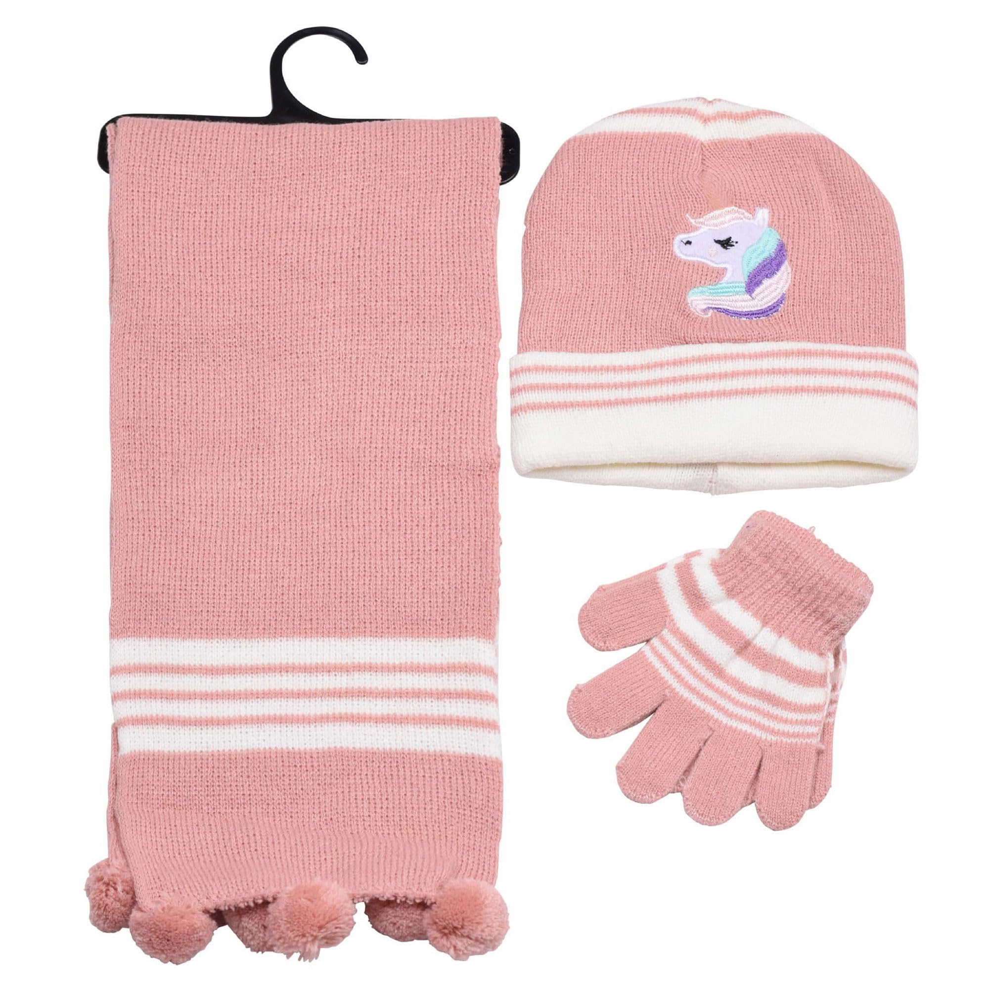 HiFEN® Kids Winter Hat, Scarf & Gloves Set | Ultra-Warm & Soft Knitted Winter Accessories | Cozy Cold-Weather Protection for Boys & Girls