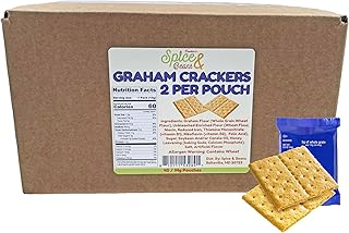 Graham Crackers, Portion Packaged in Twin Packs (40/2packs, 80 crackers ...