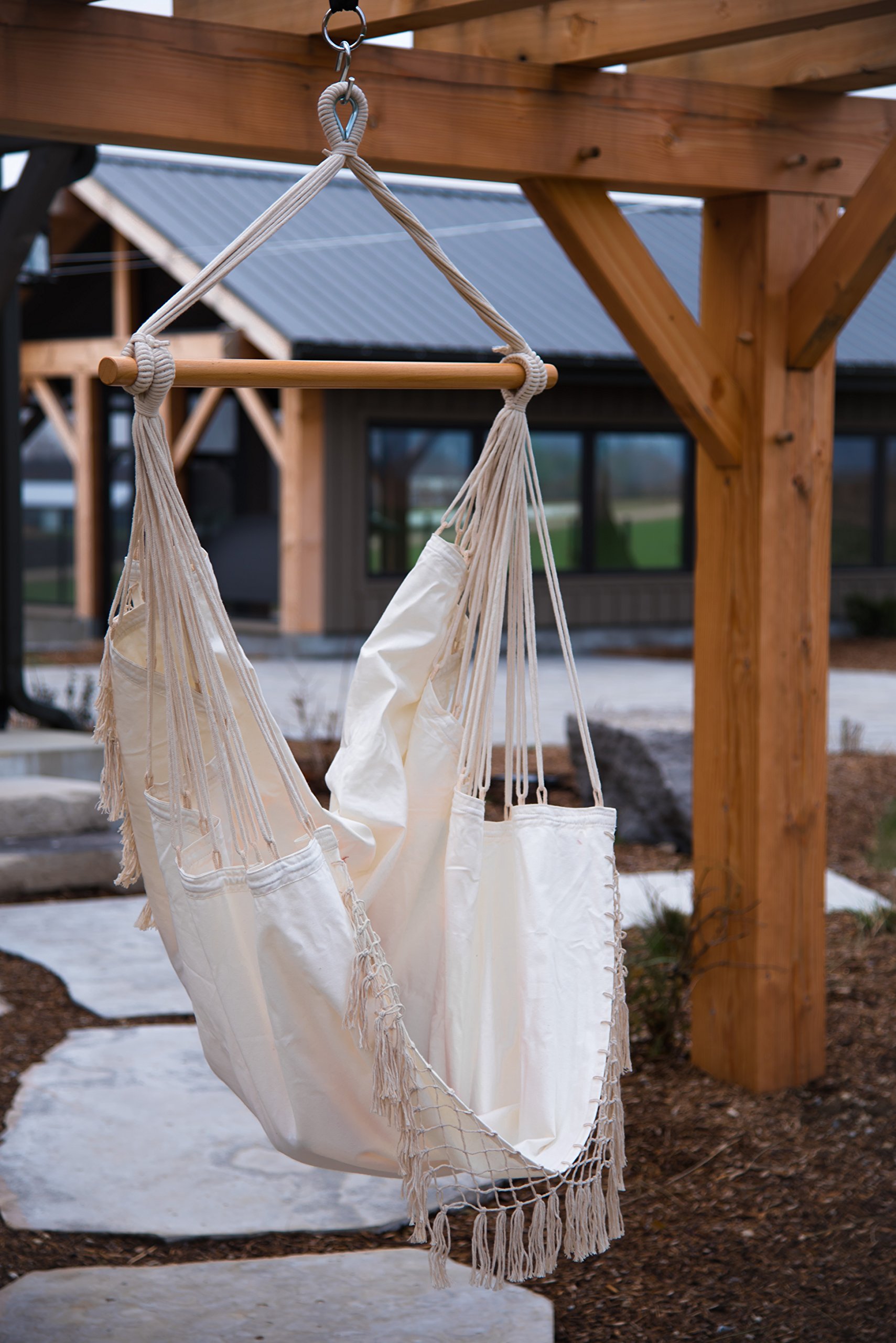 Supporto Per Amaca Da Giardino AMANKA - Struttura Metallica 310x100 Cm Per 2 Persone, Fino A 120 Kg - Foto 2